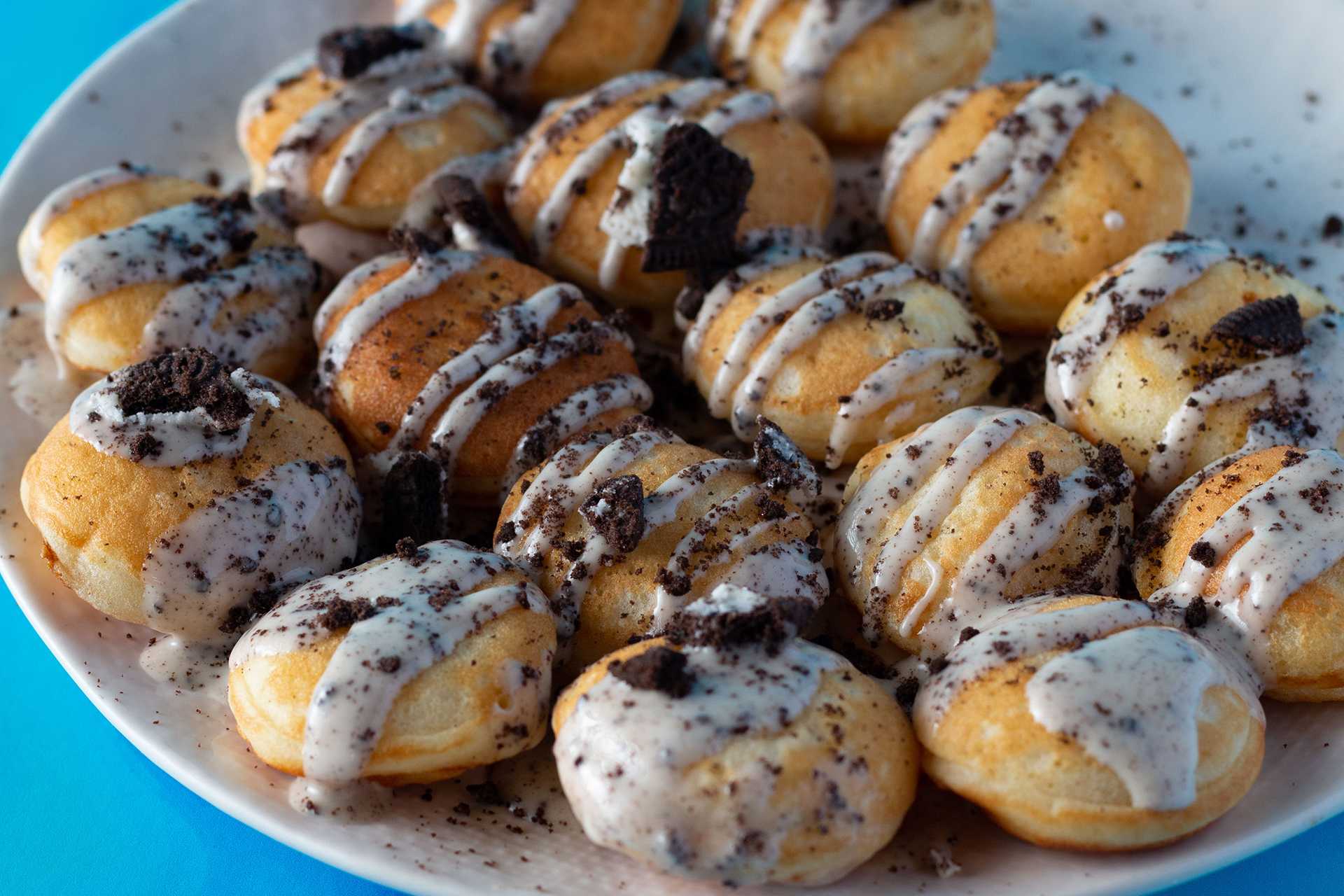 Mini Oreo Pancakes