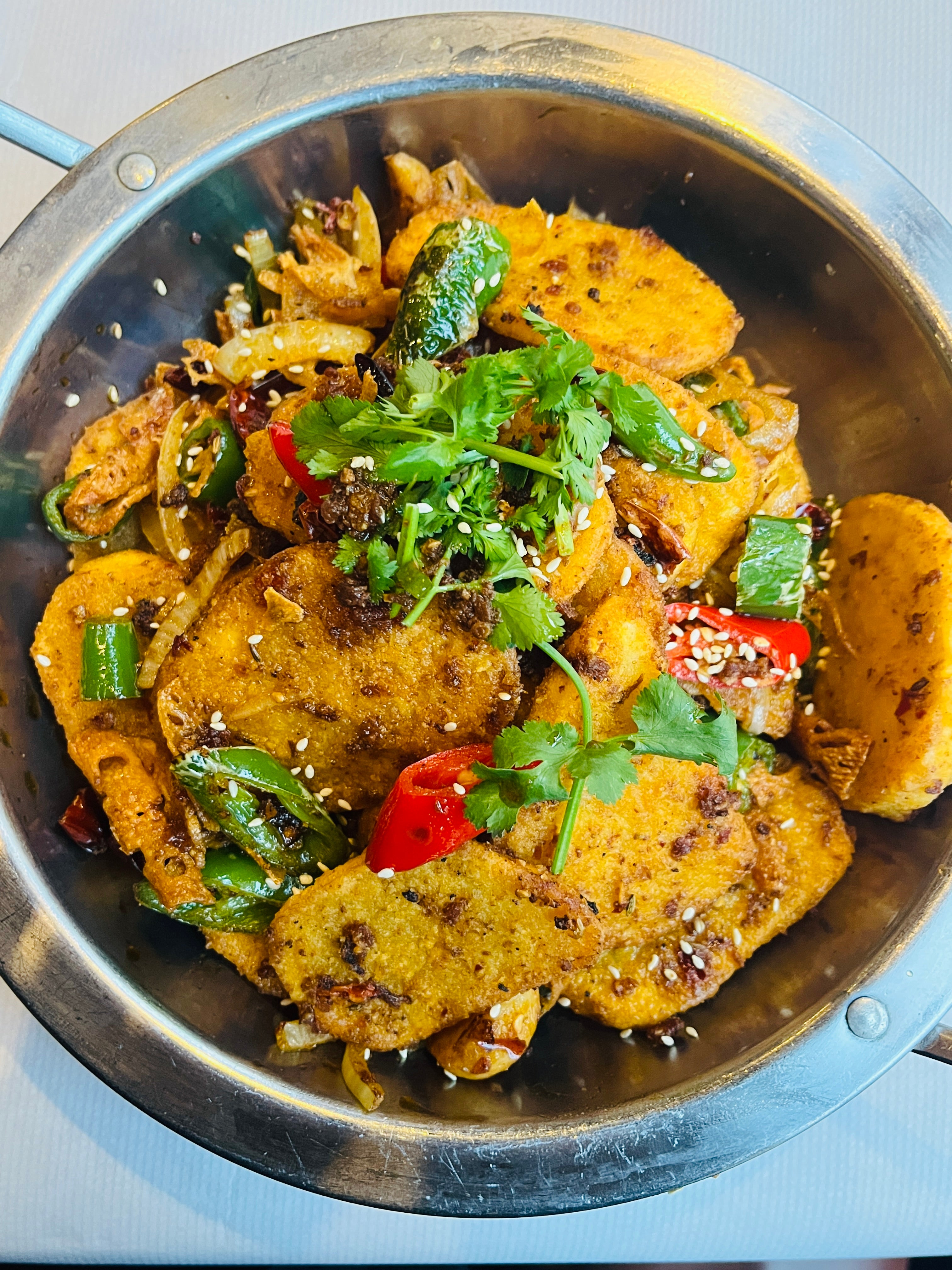 Dry Braised Potato with Chilli in Stew (干锅土豆)