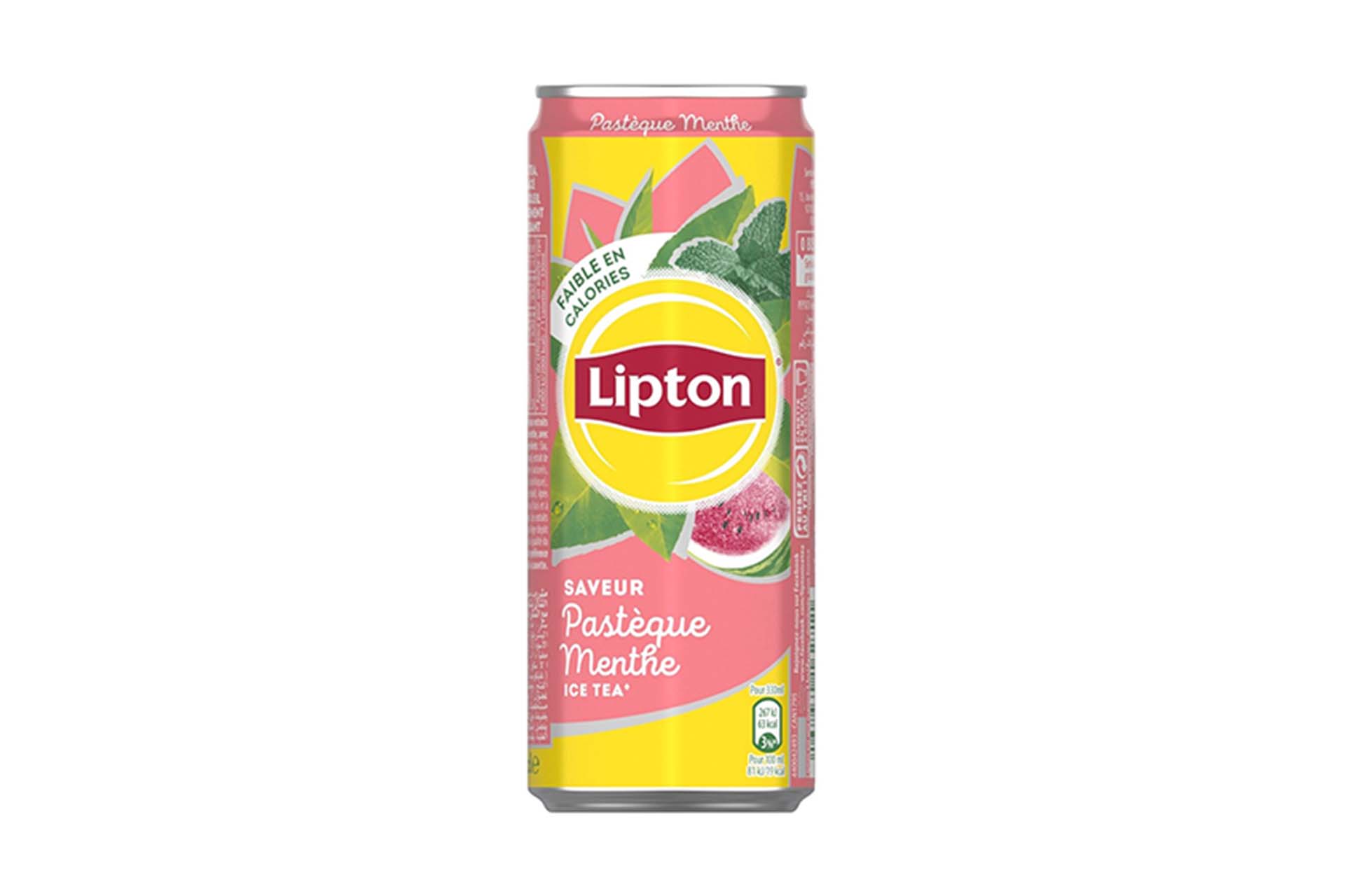 Ice tea pastèque menthe