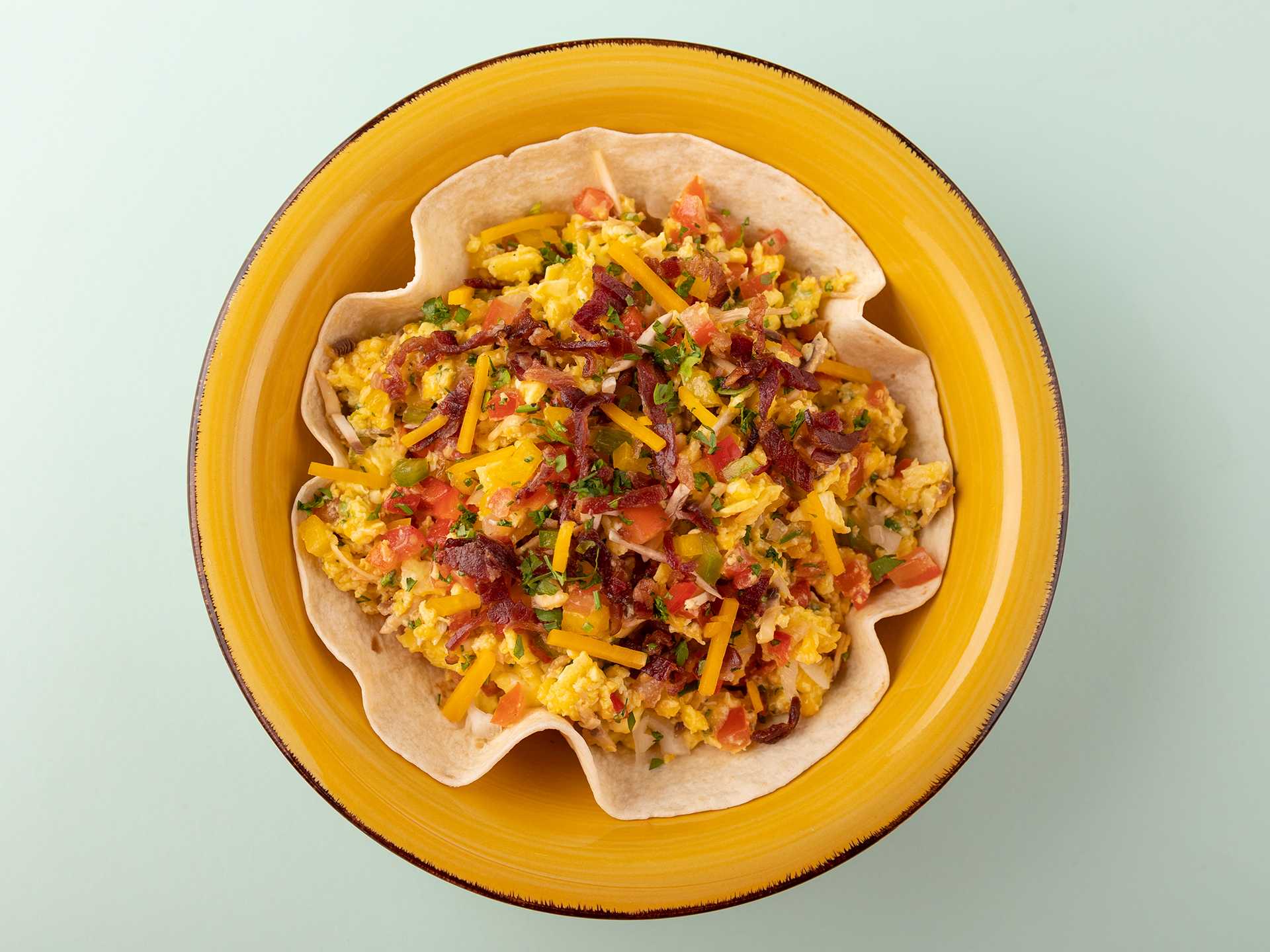 Supreme Scrambled Egg Bowl