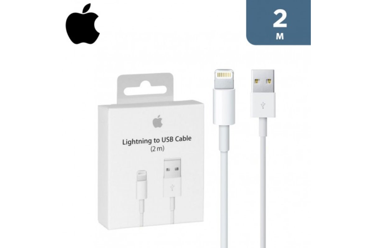 APPLE LIGHTNING TO USB CABLE 2M - WHITE