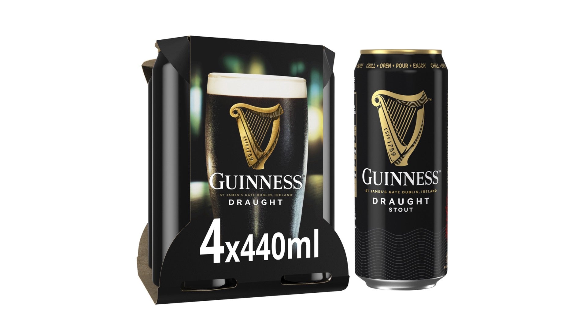 Guinness Draught In Can 4x440ml