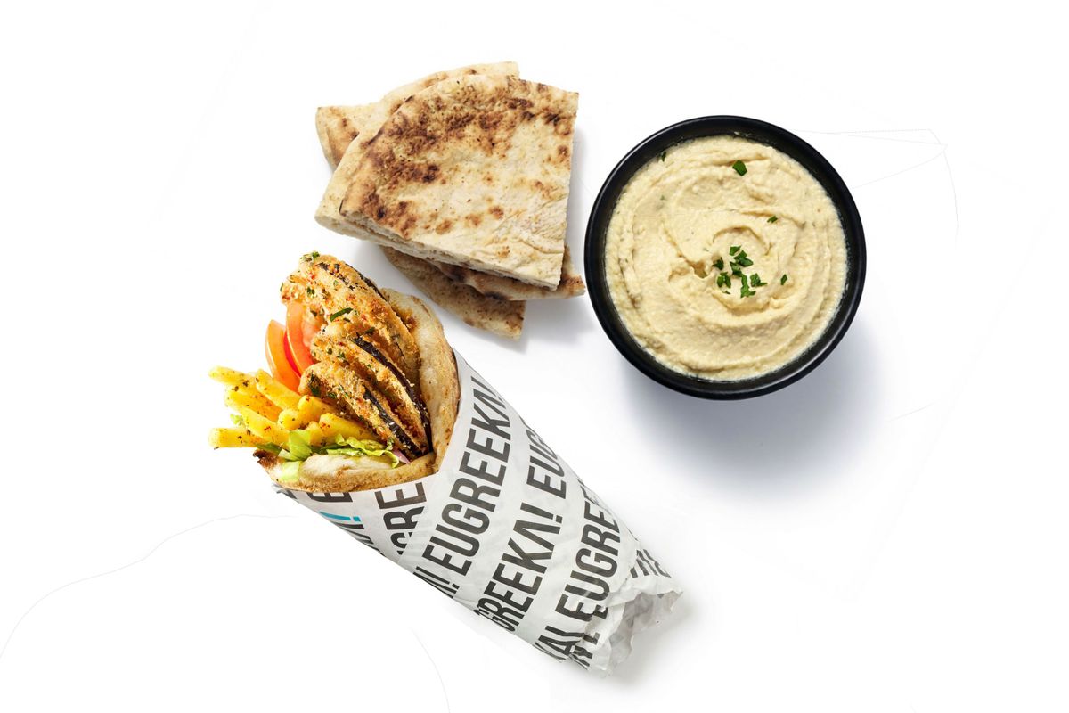 Vegan Souvlaki Combo