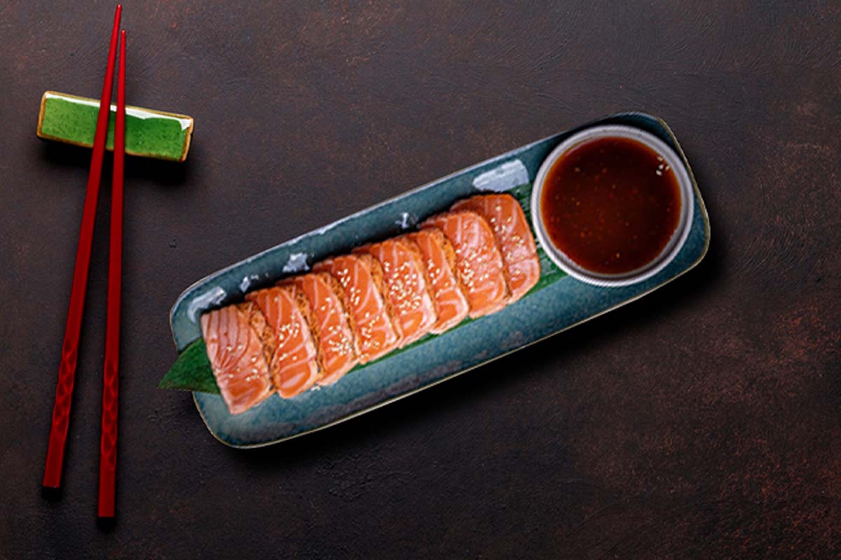 Sashimi saumon mi-cuit x 12