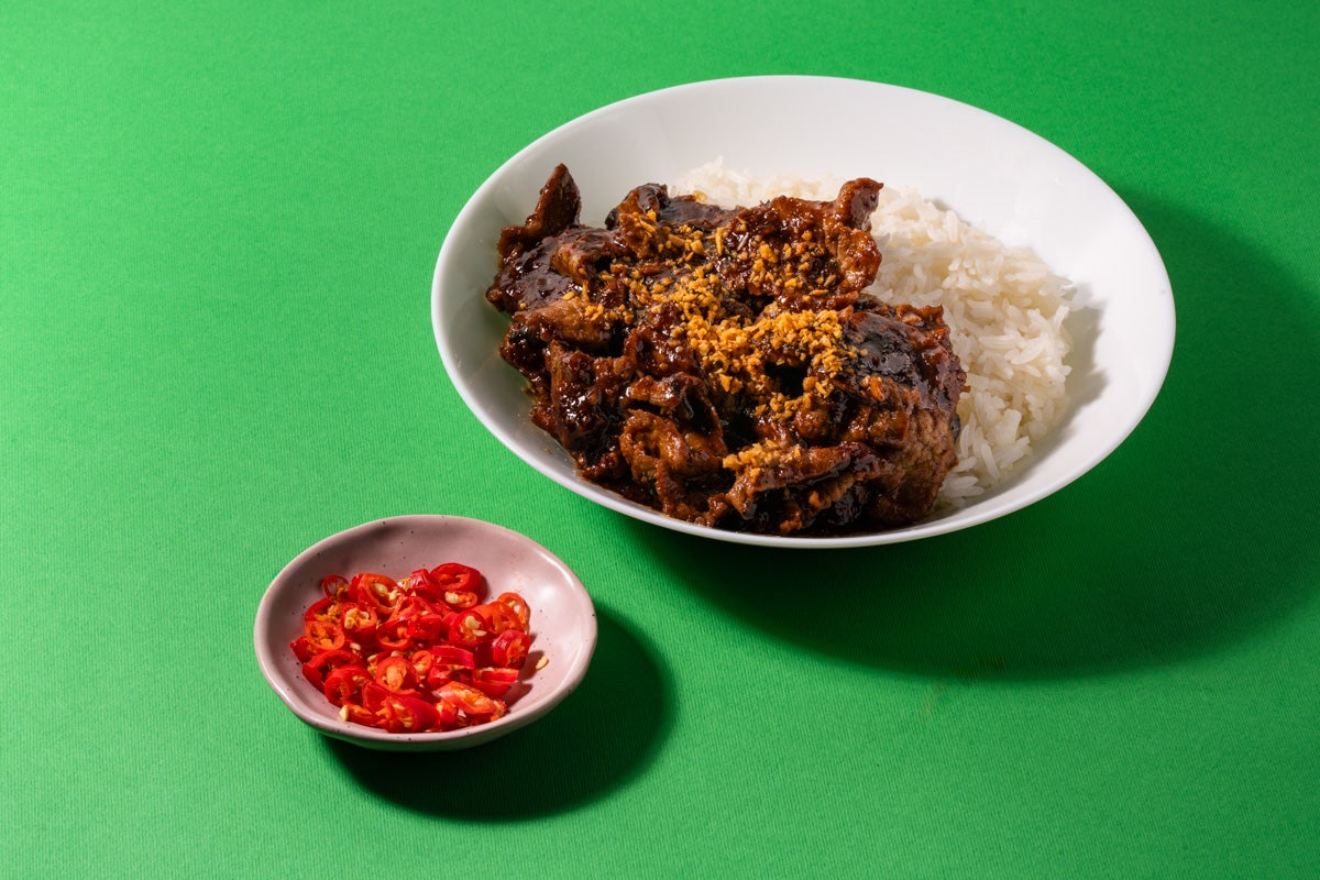 Thai Chicken Or Beef Garlic