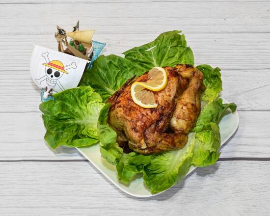 Poulet pac feu de bois