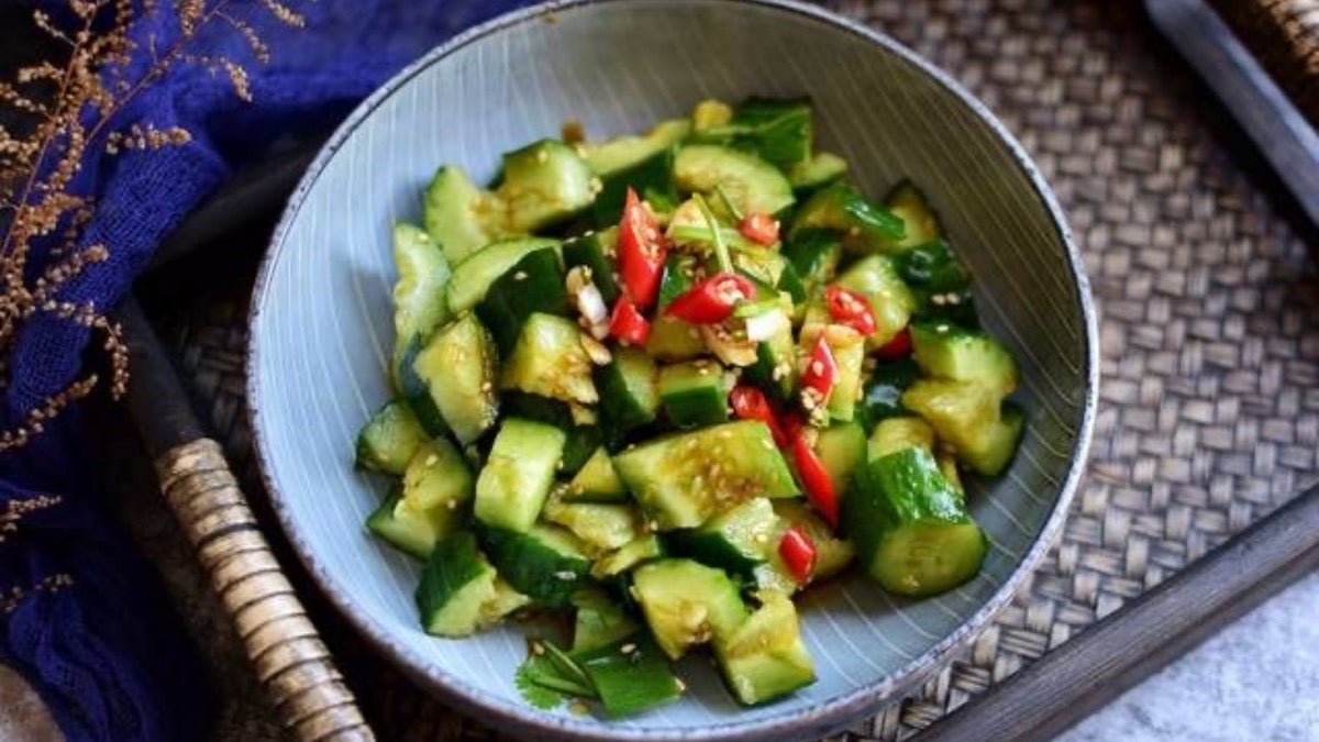 (V)Crushed Cucumber With Garlic (拍黃瓜)