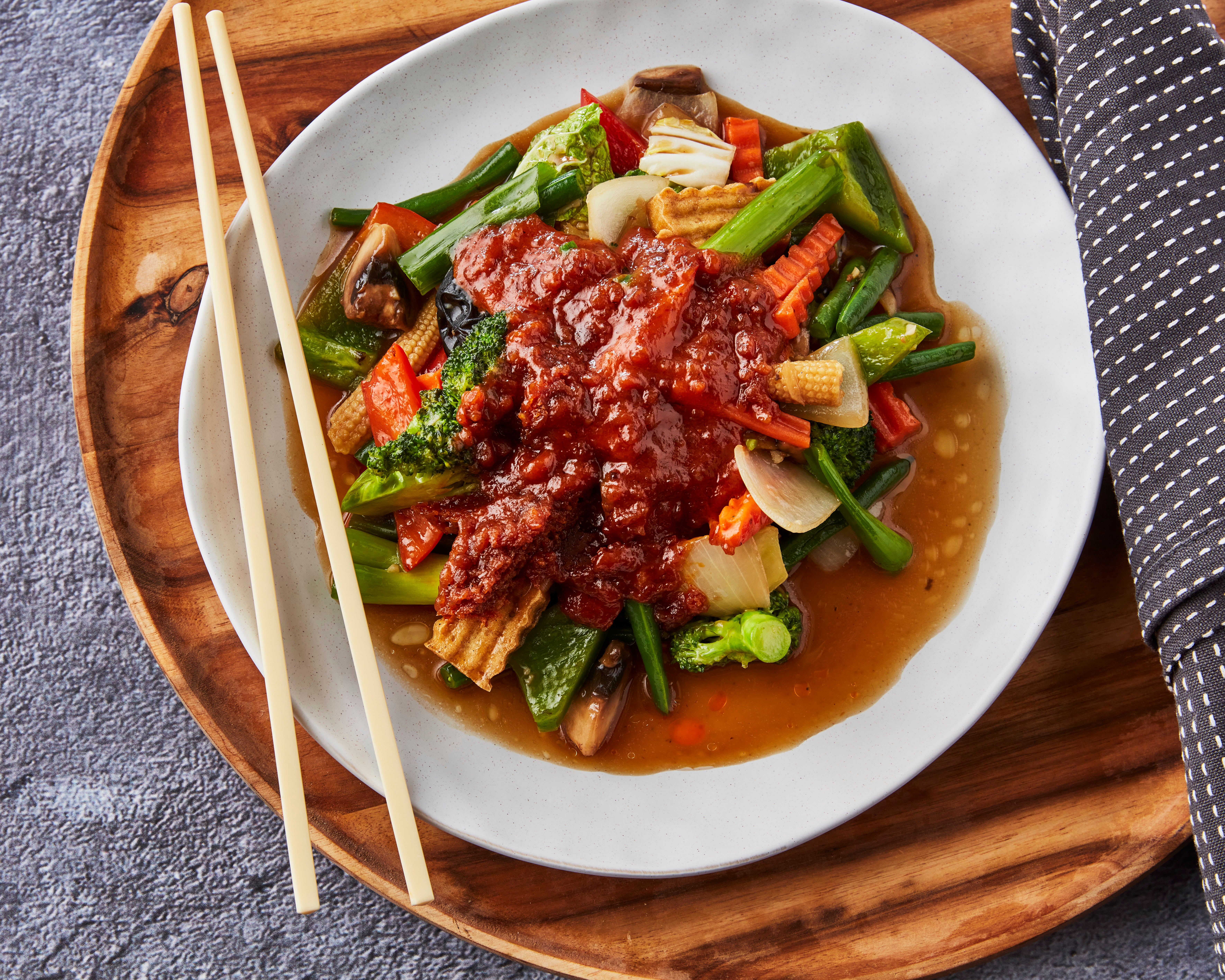 Vegan Stir Fry Satay