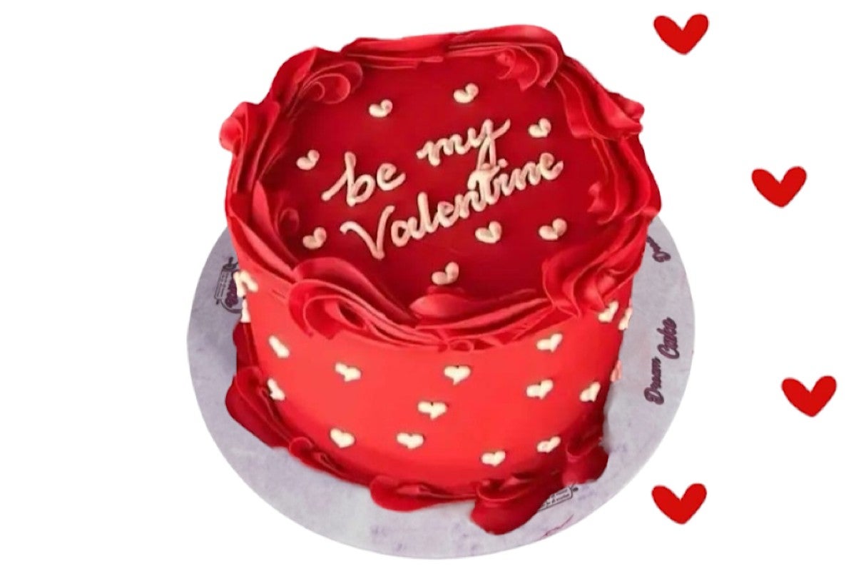 Be Mine valentine cake 1