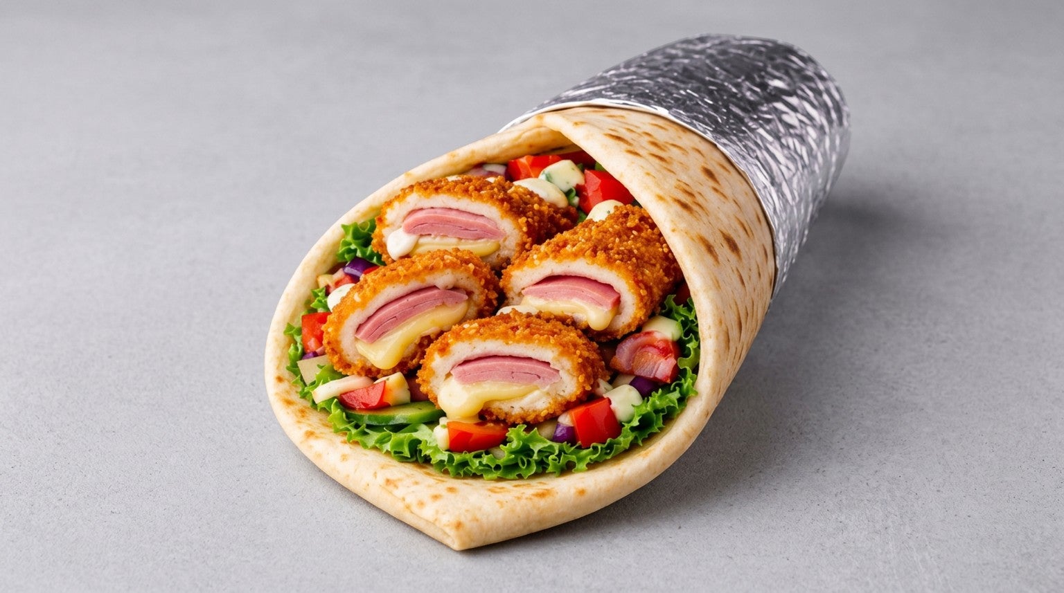🧀 Sandwich cheese naan (cordon bleu)