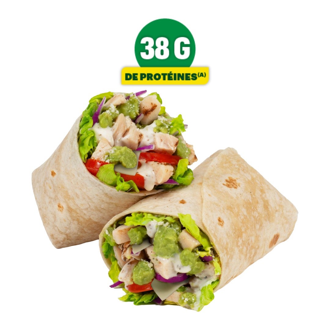 Power Sub Wrap Poulet Avocado