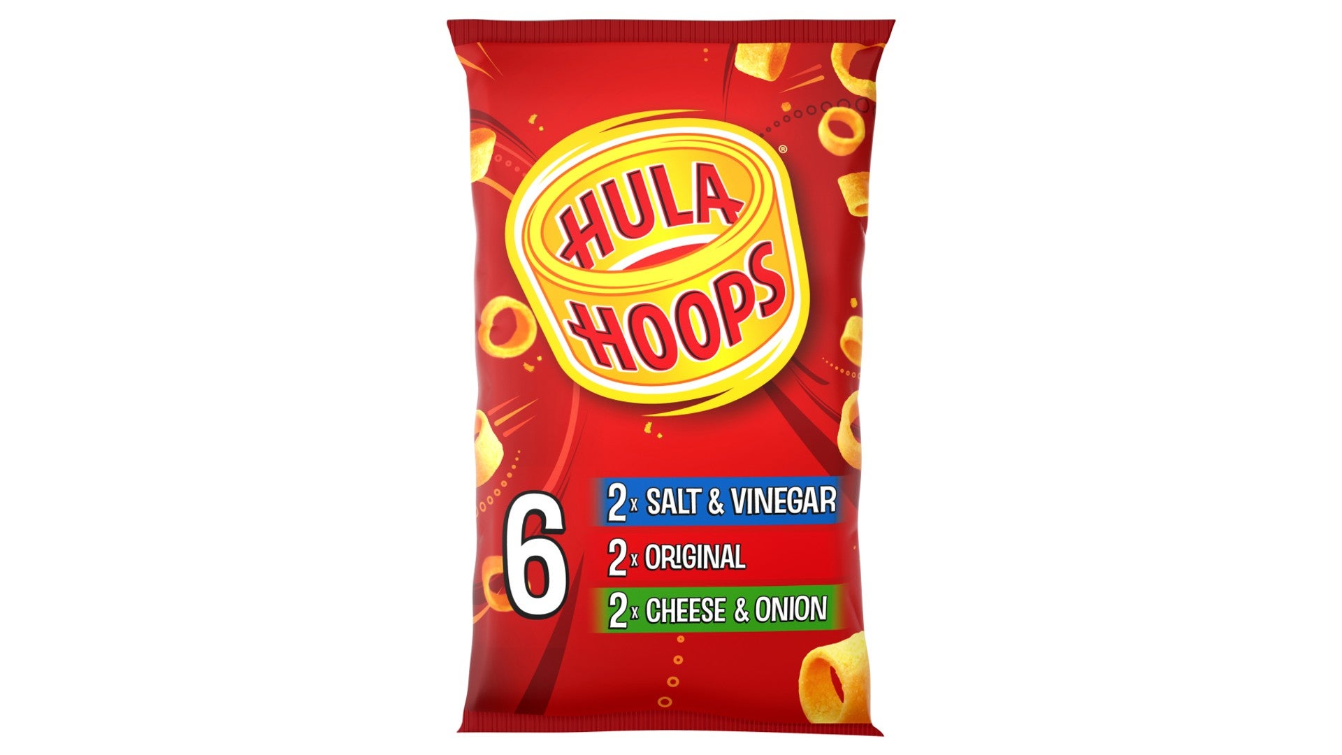Hula Hoops Family Pack Crisps 6 x 24g