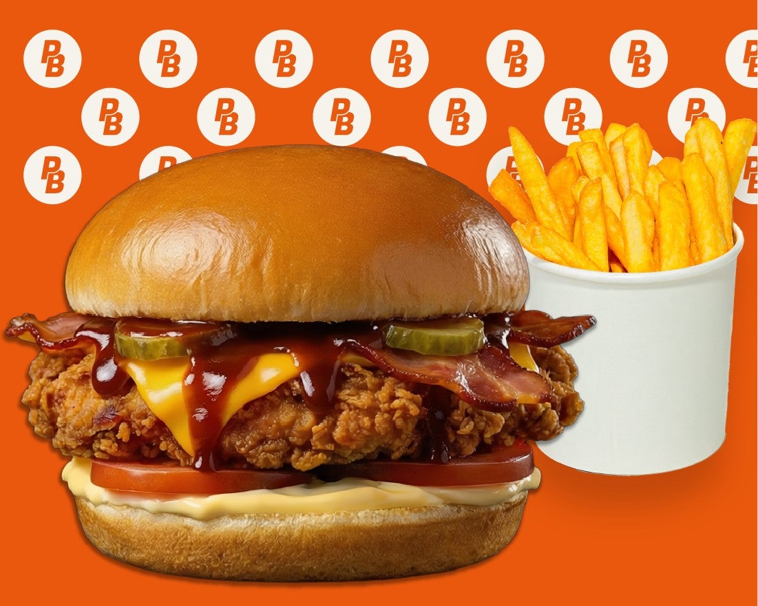 Crispy bbq burger.