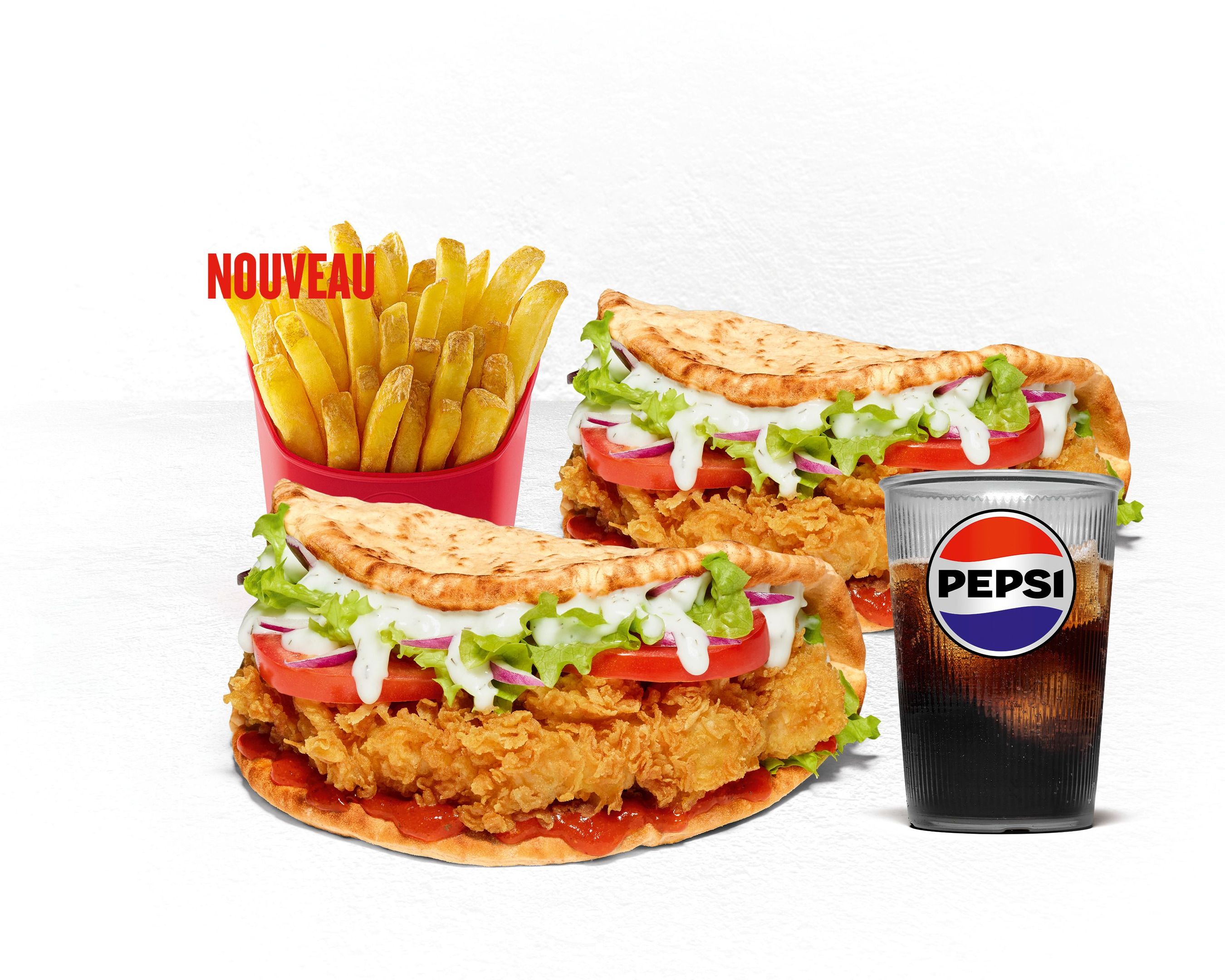 MENU DOUBLE CRISPY SANDWICH