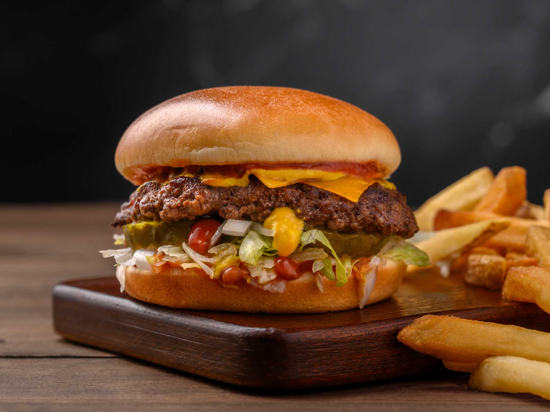 The Border Classic Burger & Fries