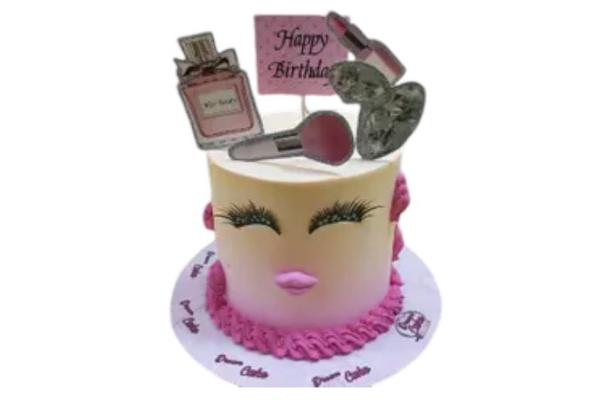 Shy pink cake
