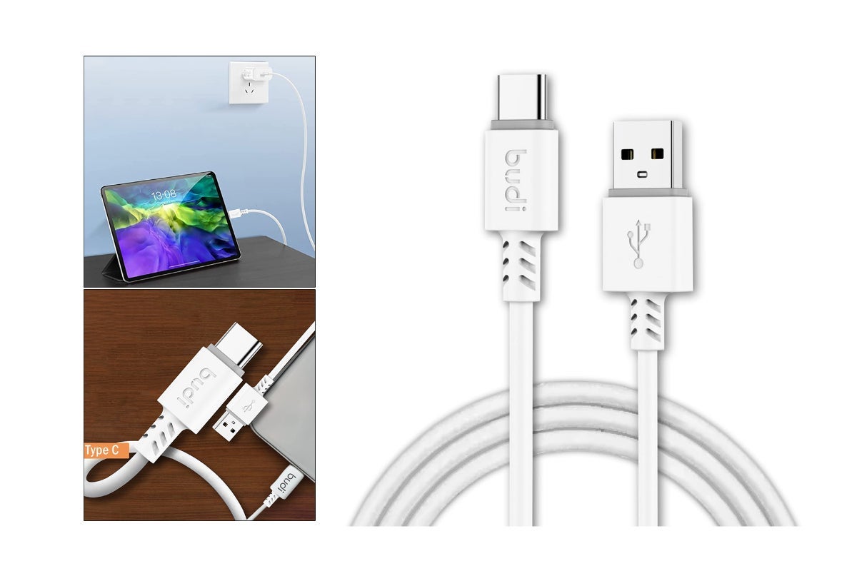 Budi Usb To Type C Sync/Charge Cable 2.4A 1M