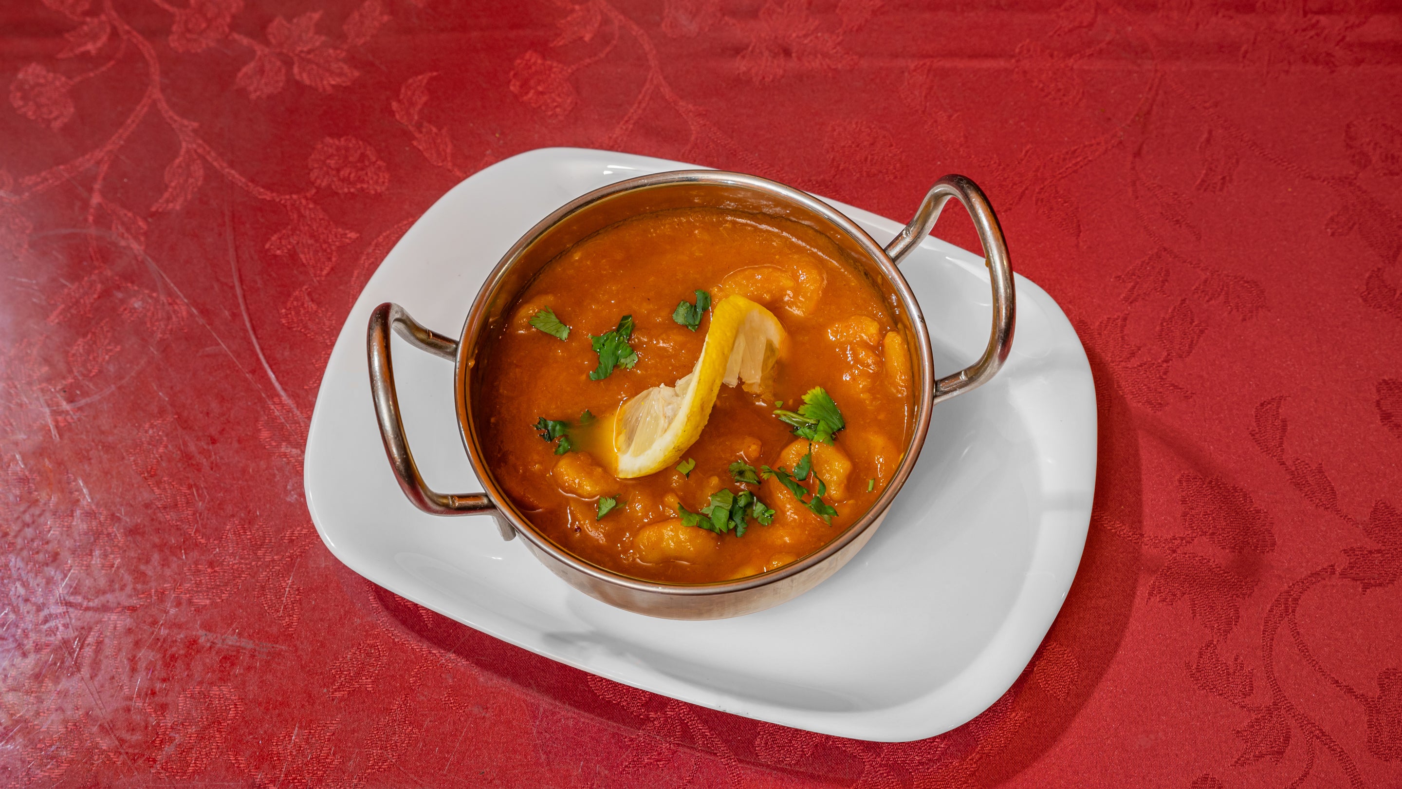 Plat crevettes curry