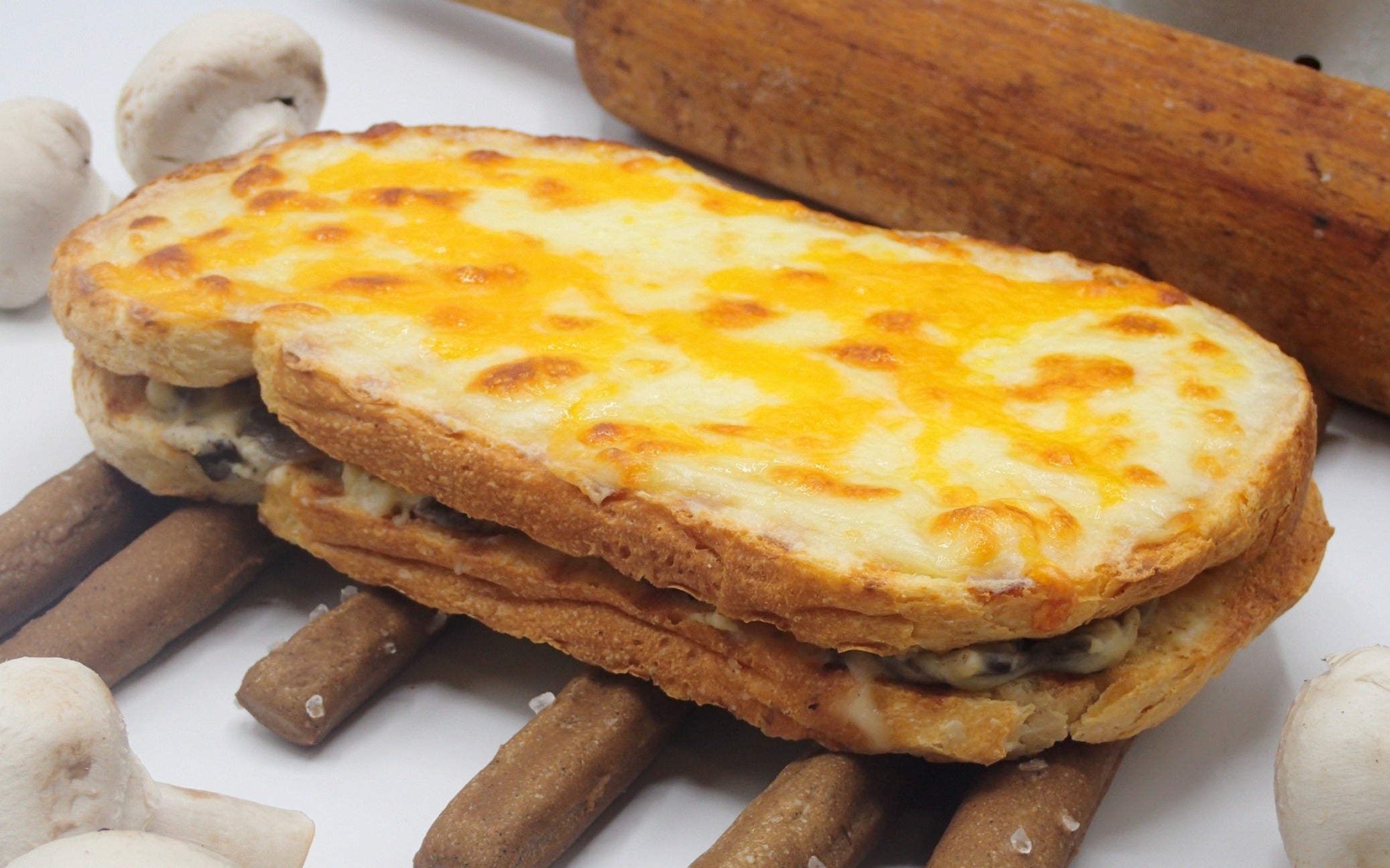 Chicken Mushroom Cheese Melt