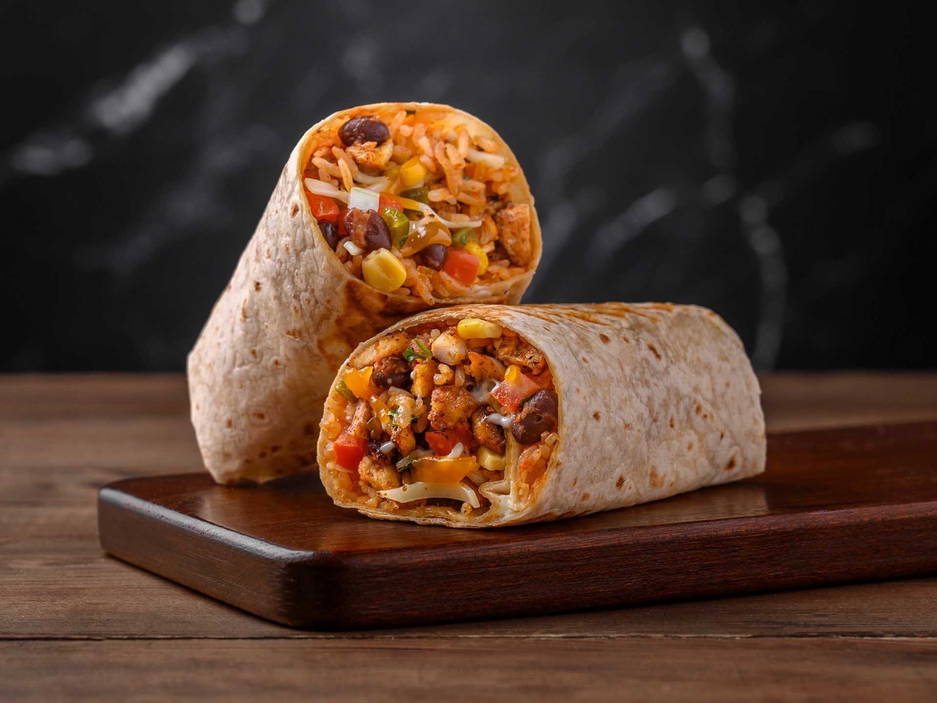 Tex style Chicken Burrito