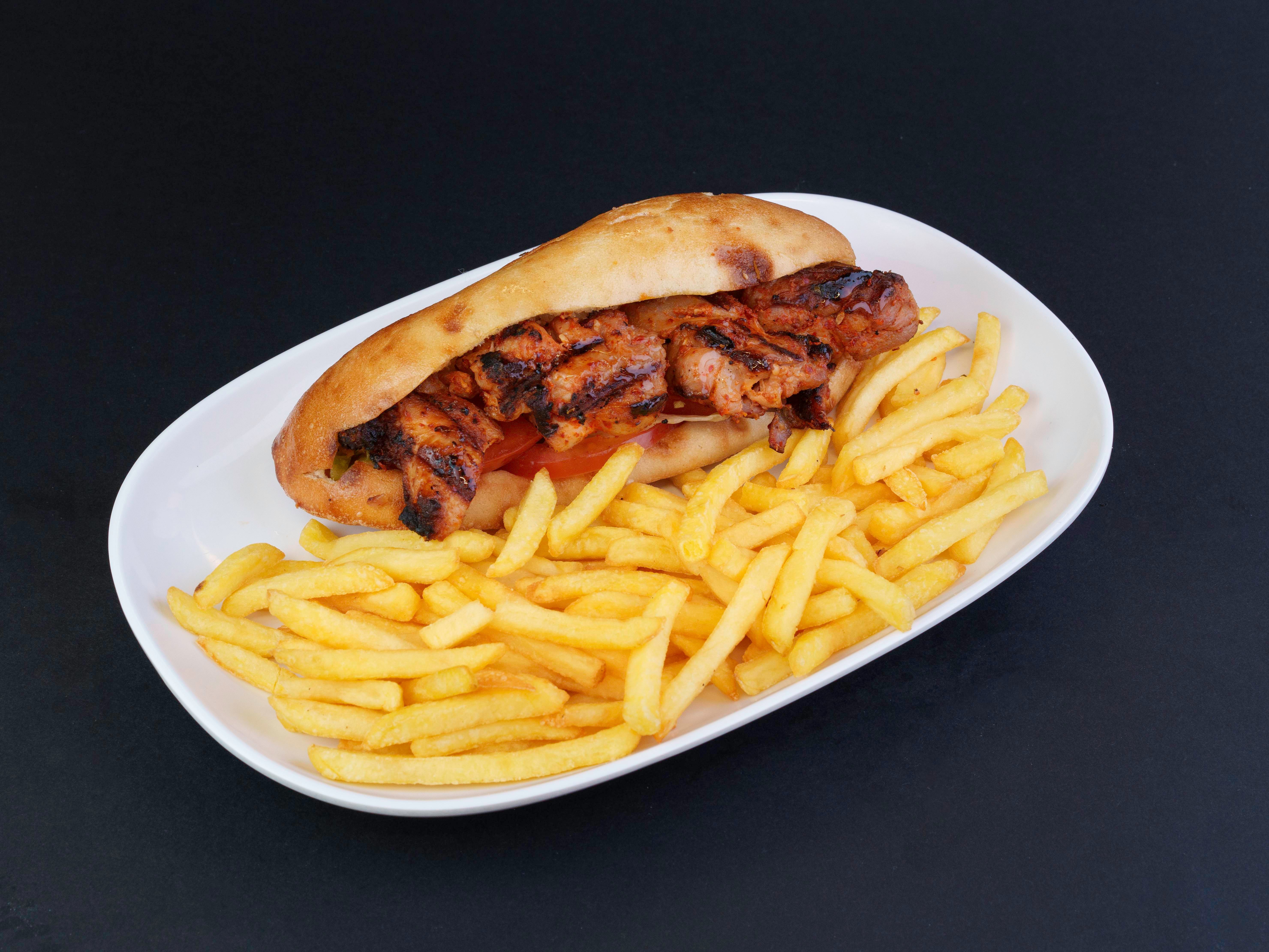 🥙Sandwich brochette poulet