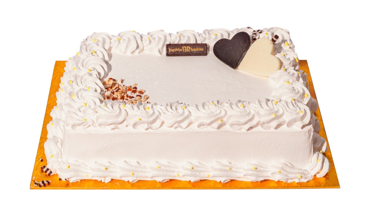 Full Sheet White Flower Cake