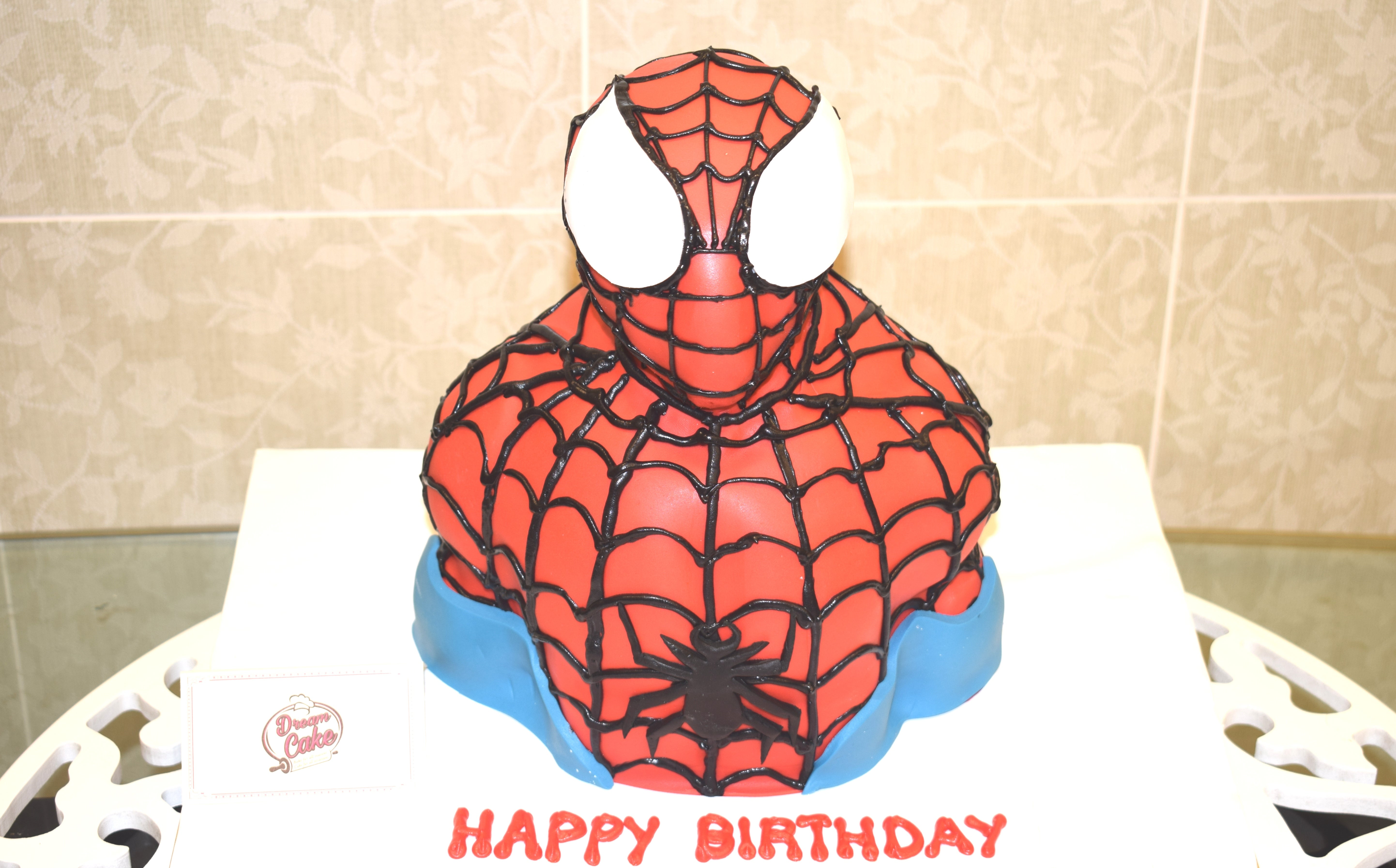 Spiderman Cake (A4 Size) (Serve 15 Persons)