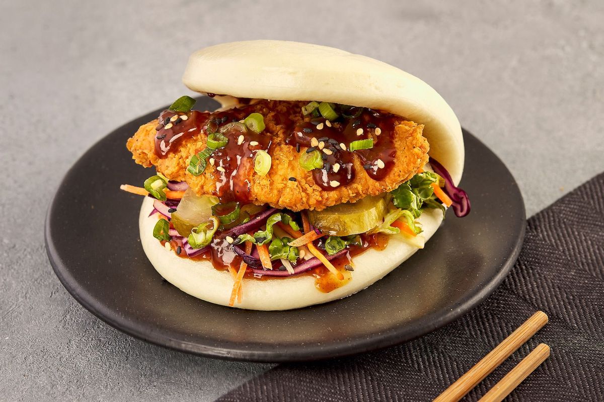Korean BBQ Chicken Bao