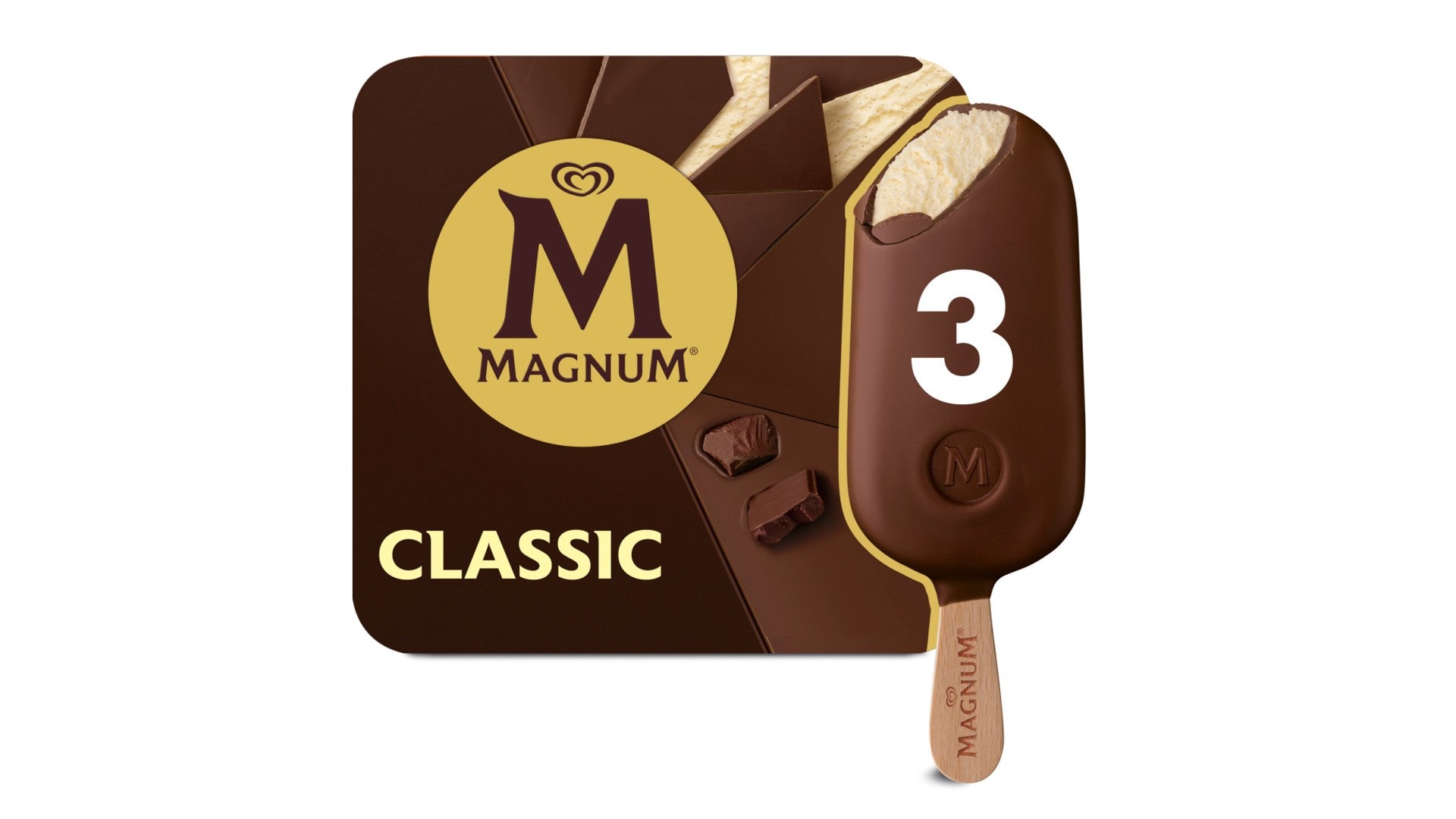 Magnum Ice Cream Sticks Classic 3 x 100 ml