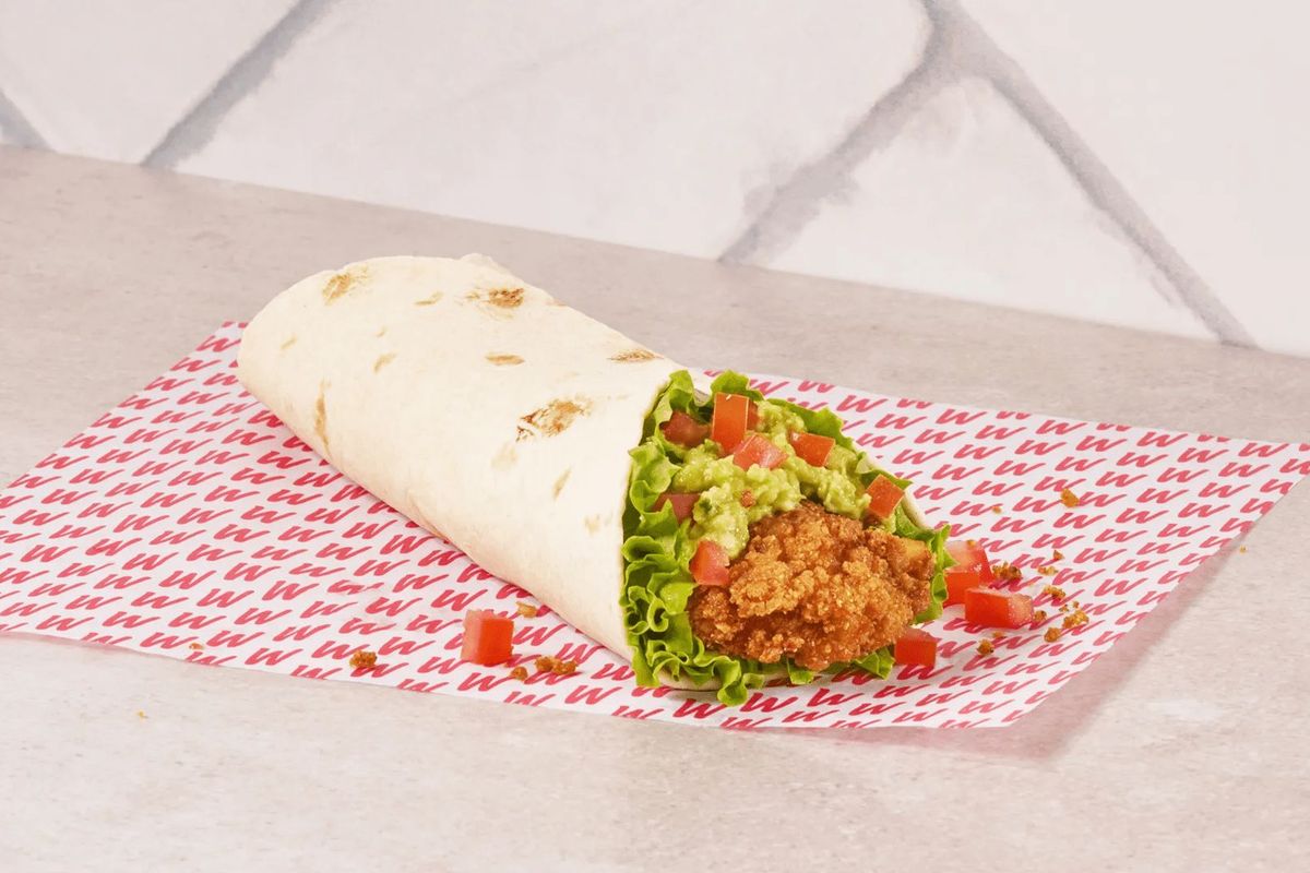 Avocado Chicken Tender Wrap