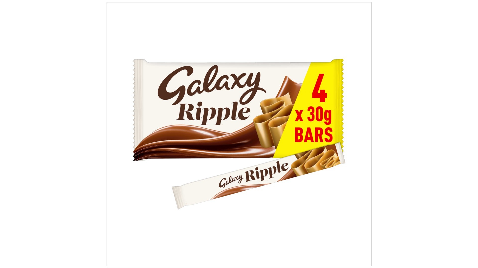 Galaxy Ripple Multipack Chocolate Bars 4x30g