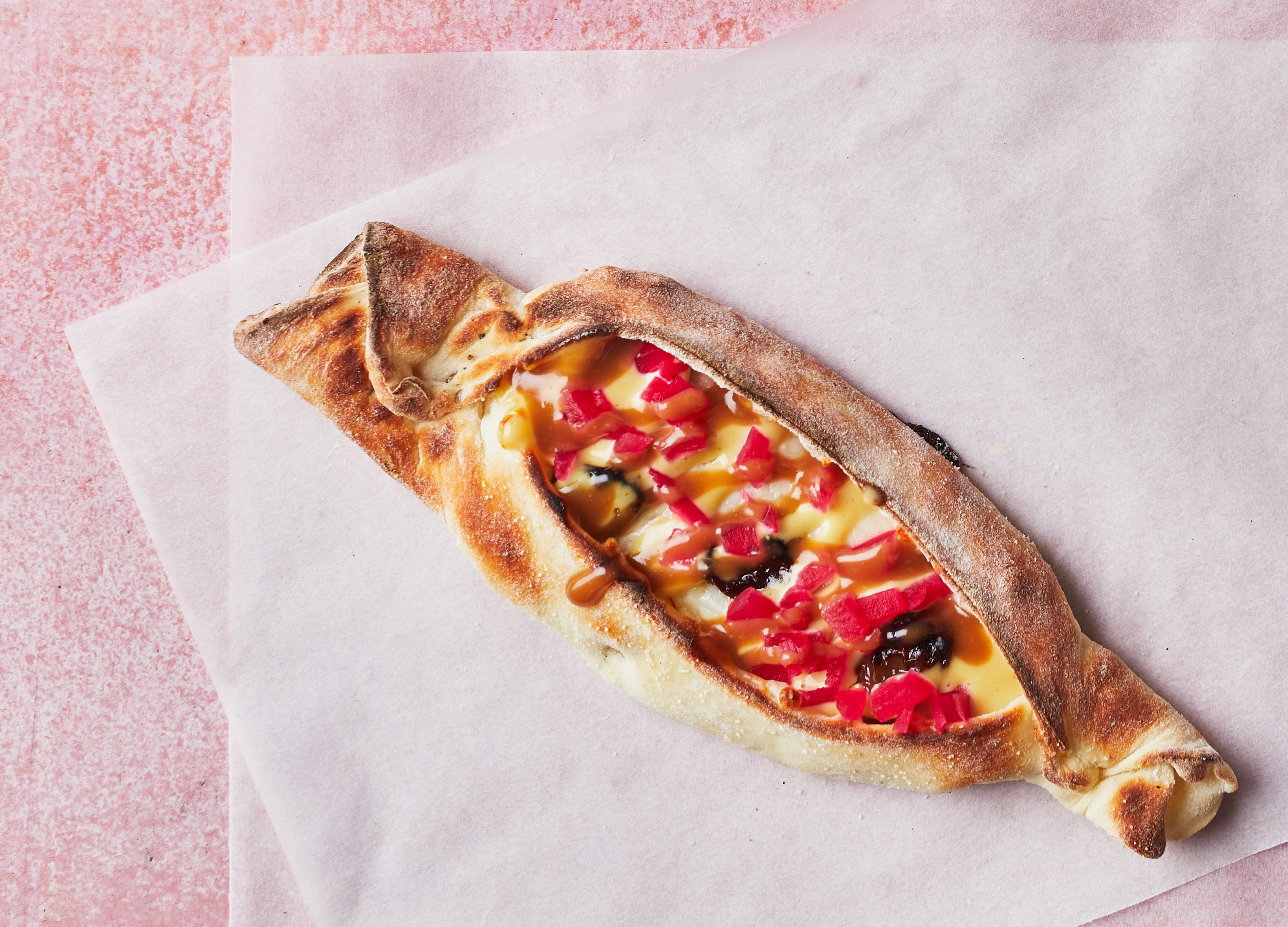 Turkey and Cheese Pide