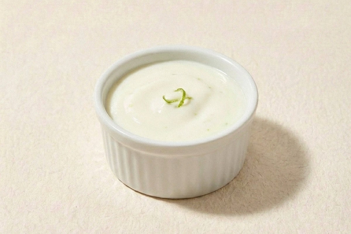 🍋✨ Sauce Blanche au citron vert