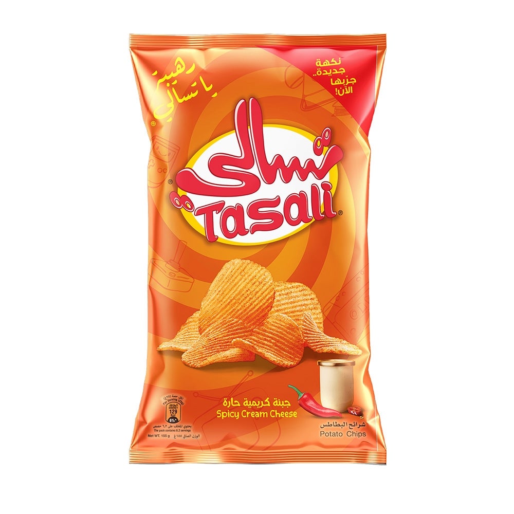 Tasali Spicy Cream Cheese Chips 155g