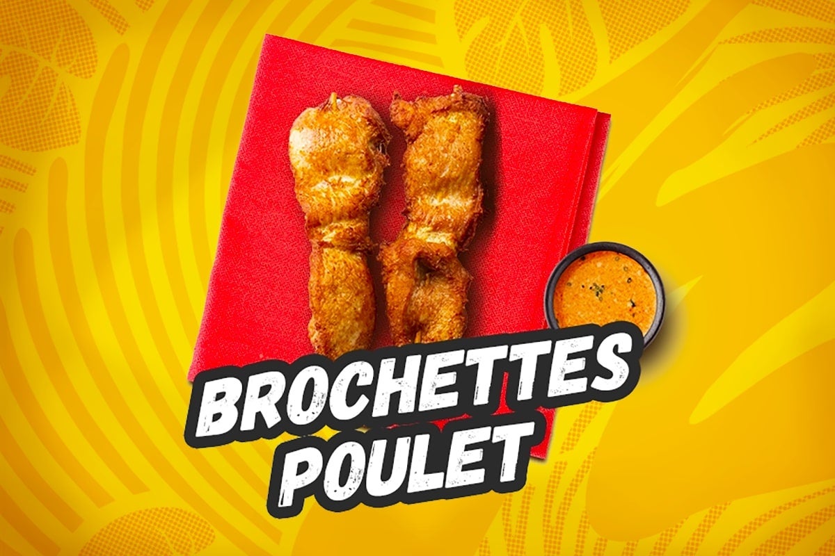 🥩 BROCHETTES POULET CITRONNELLE