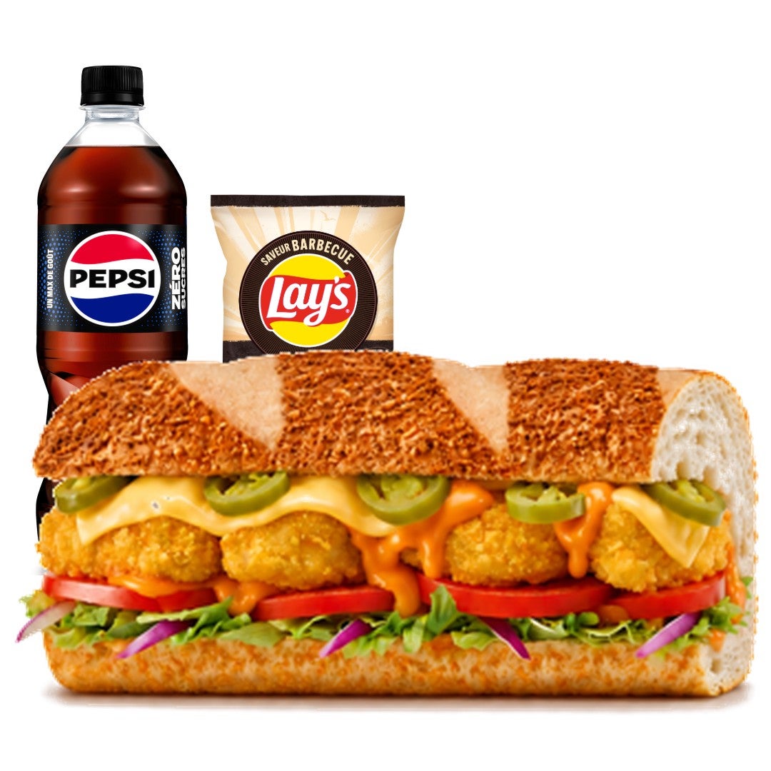 Menu SUB15 Crunchy Chicken & Cheddar 
