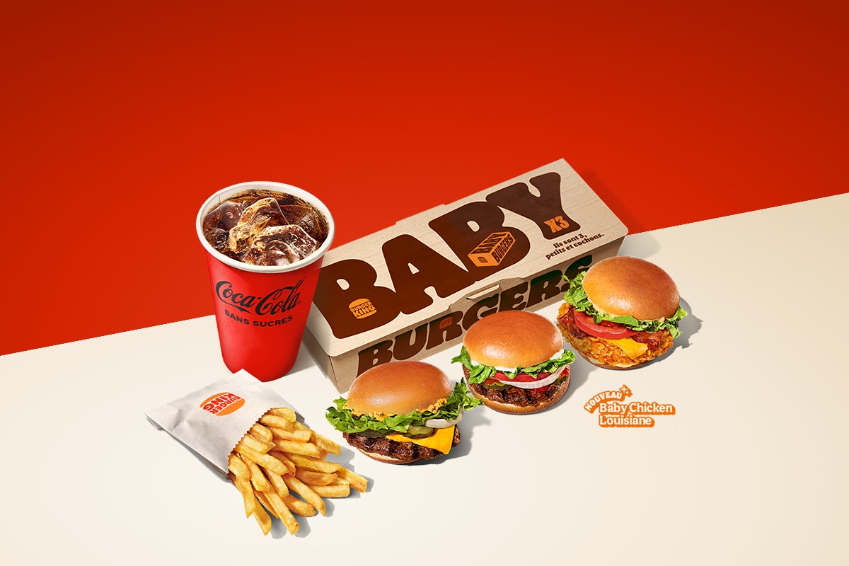 Menu Baby Burger X3
