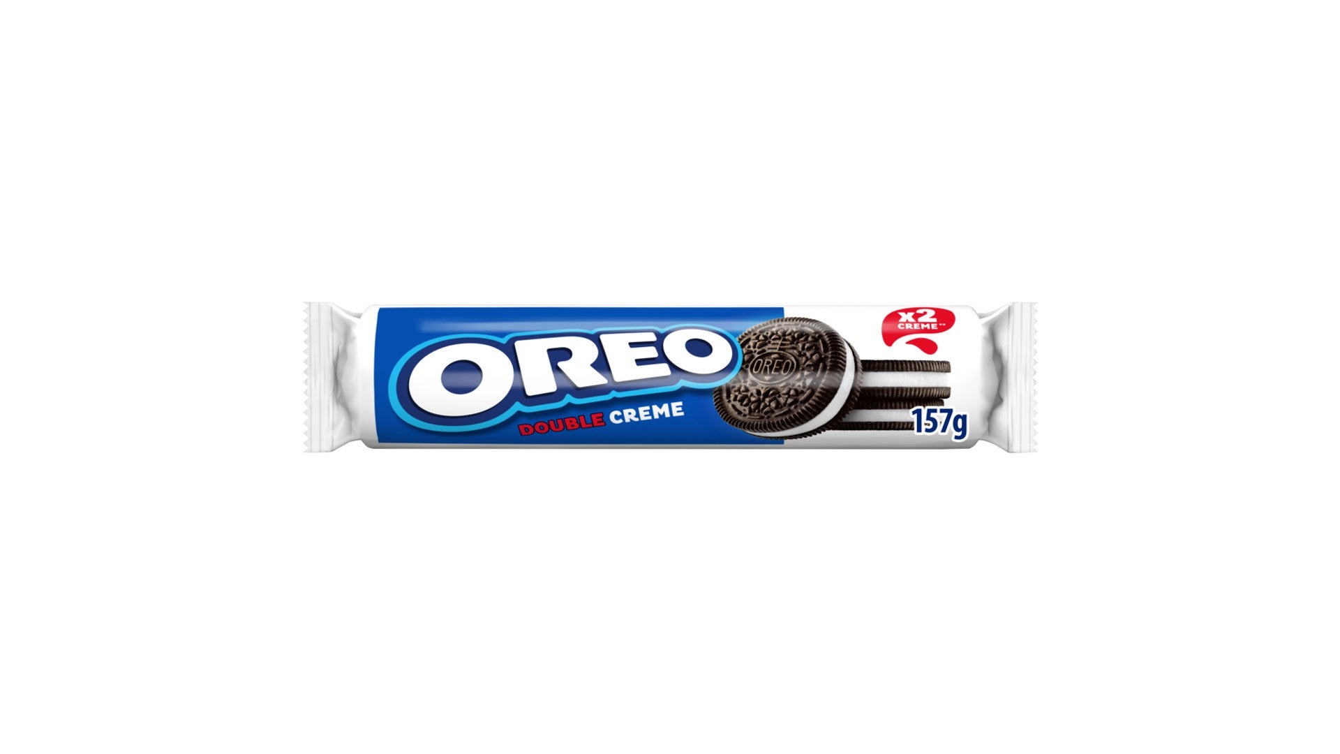 OREO Double Creme Cocoa Sandwich Cookies with Vanilla Flavour Filling 14-cookies pack 157 g
