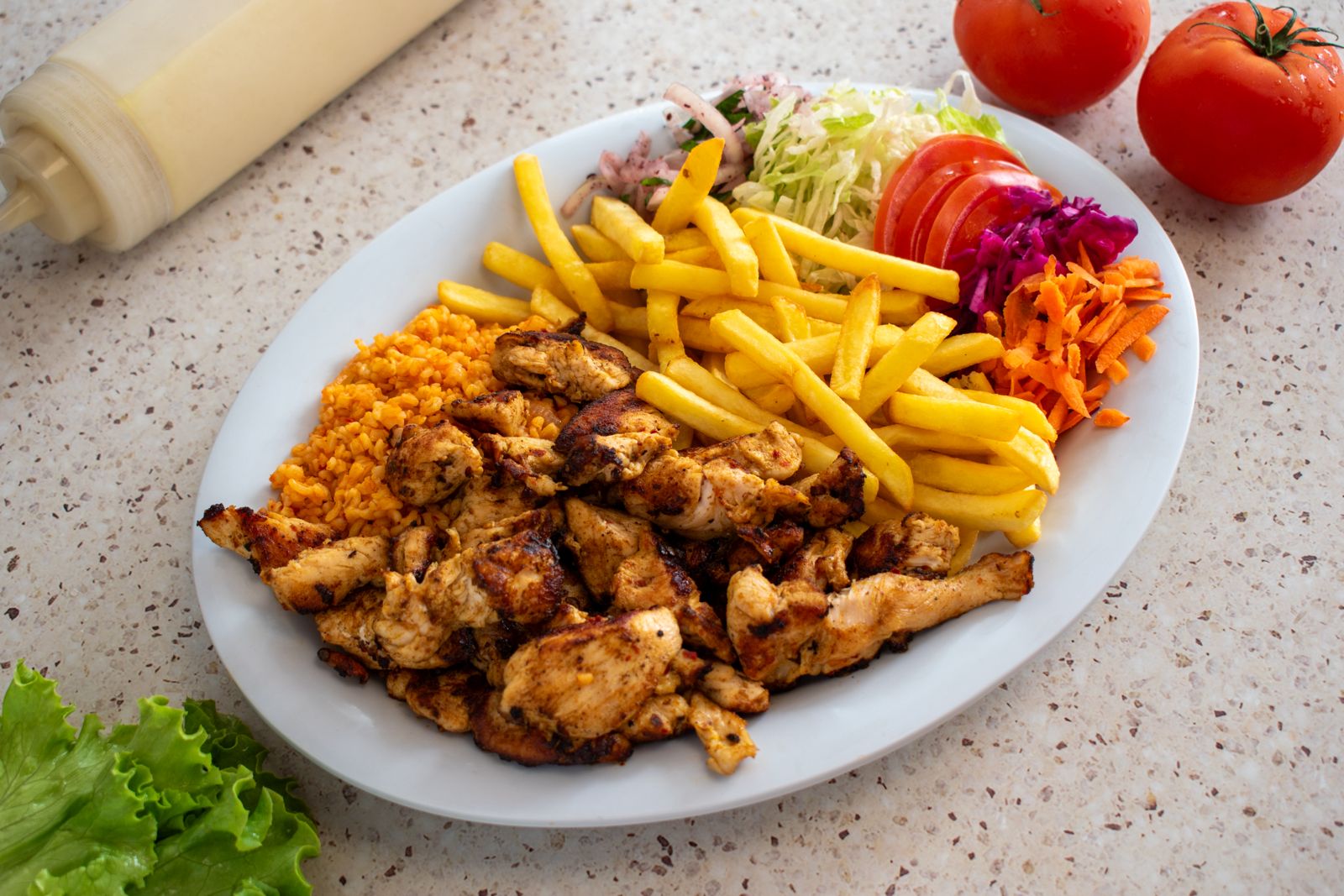 🍗Assiette brochette de poulet🍗