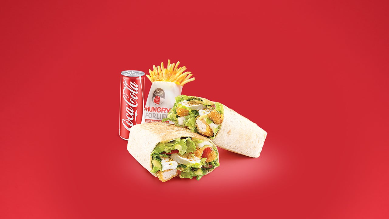 MENU WRAP TENDERS CHÈVRE 🍟🥤