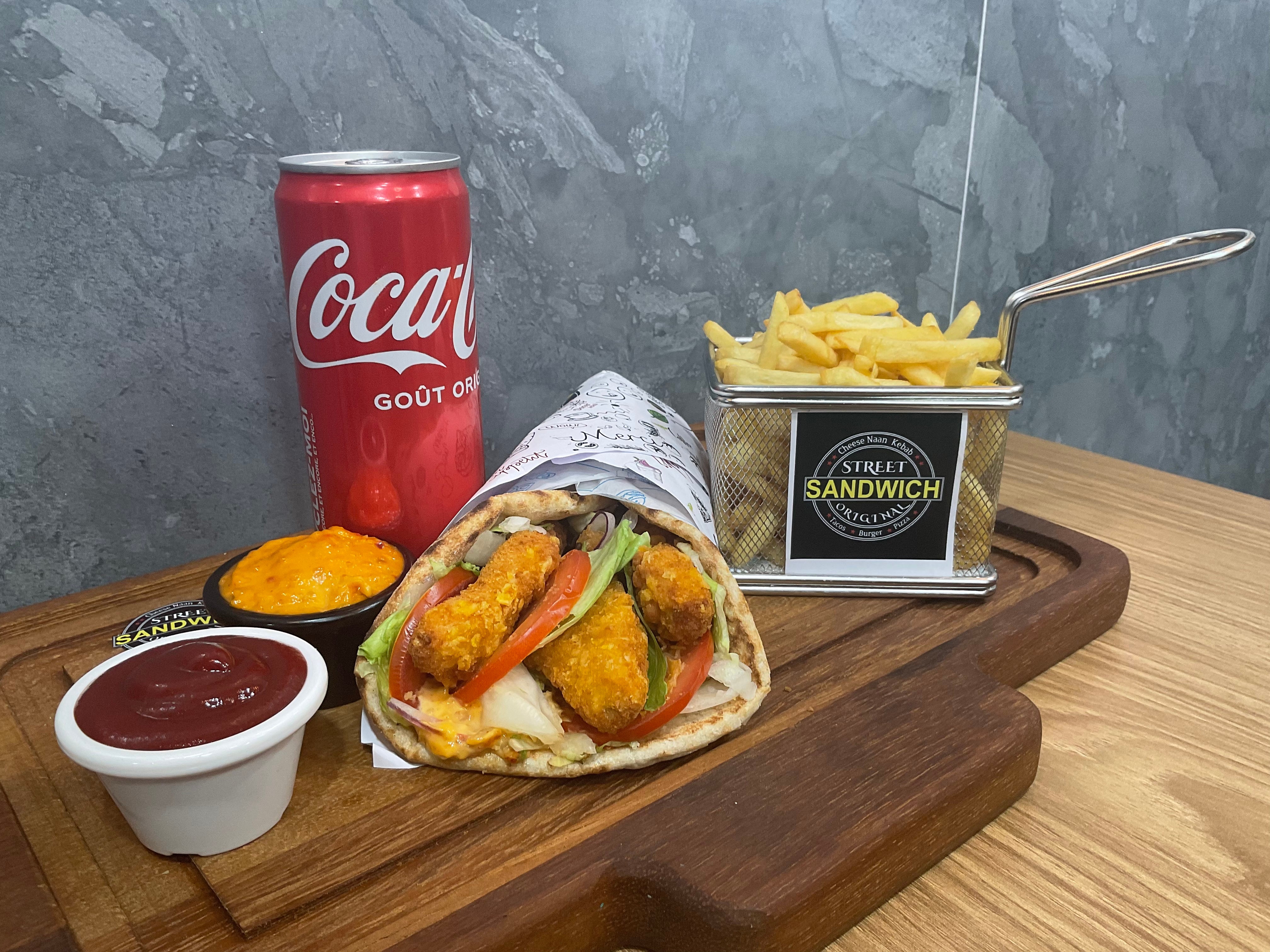 Menu cheese naan tenders