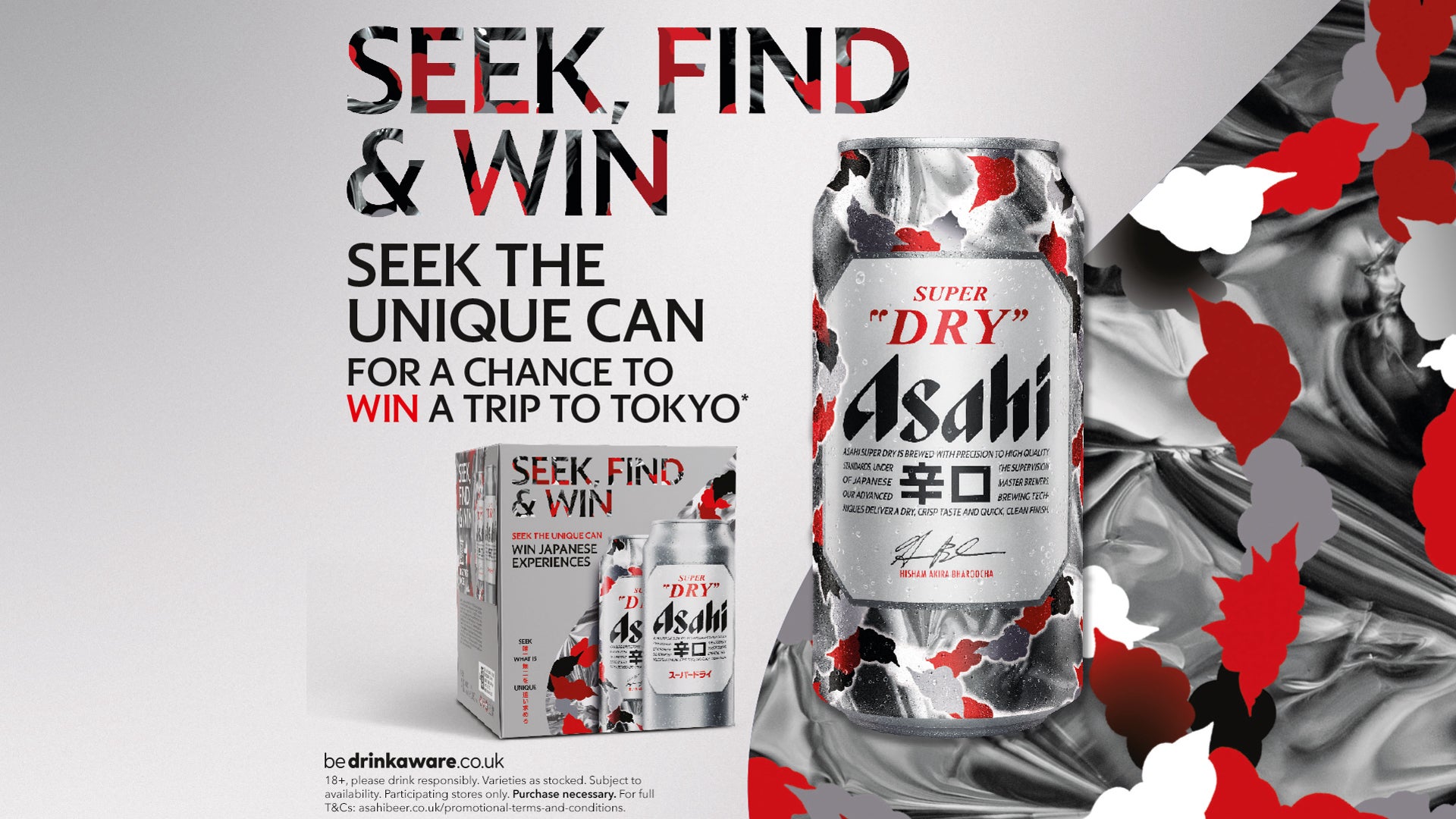 Asahi Super Dry Beer 4 x 440ml