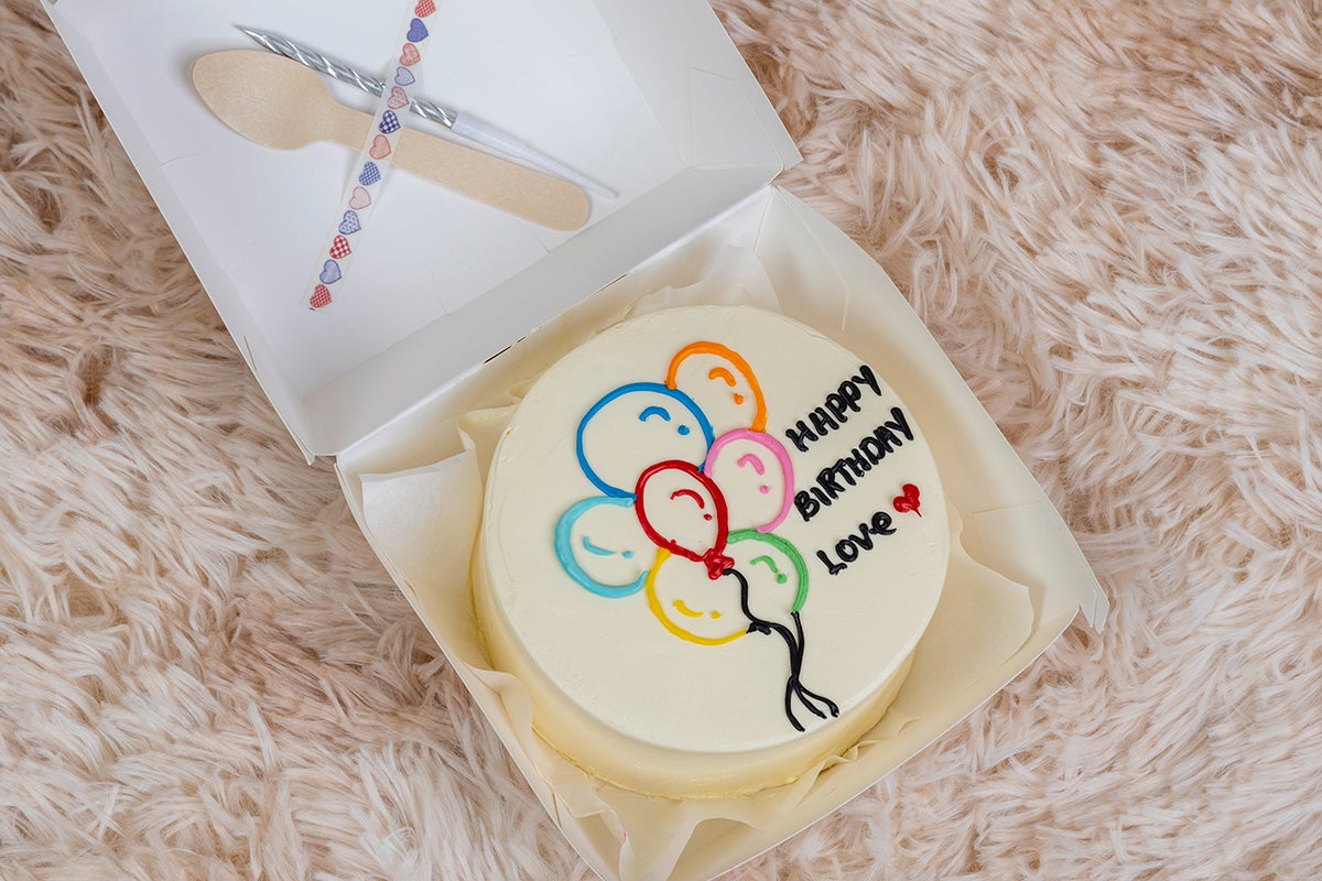 Colorful Balloon Bento Cake