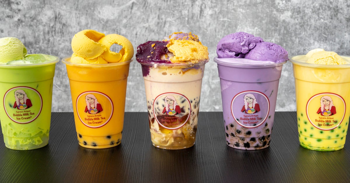 Sylvia's Artisan Bubble Milk Tea Ice Cream Romford delivery from