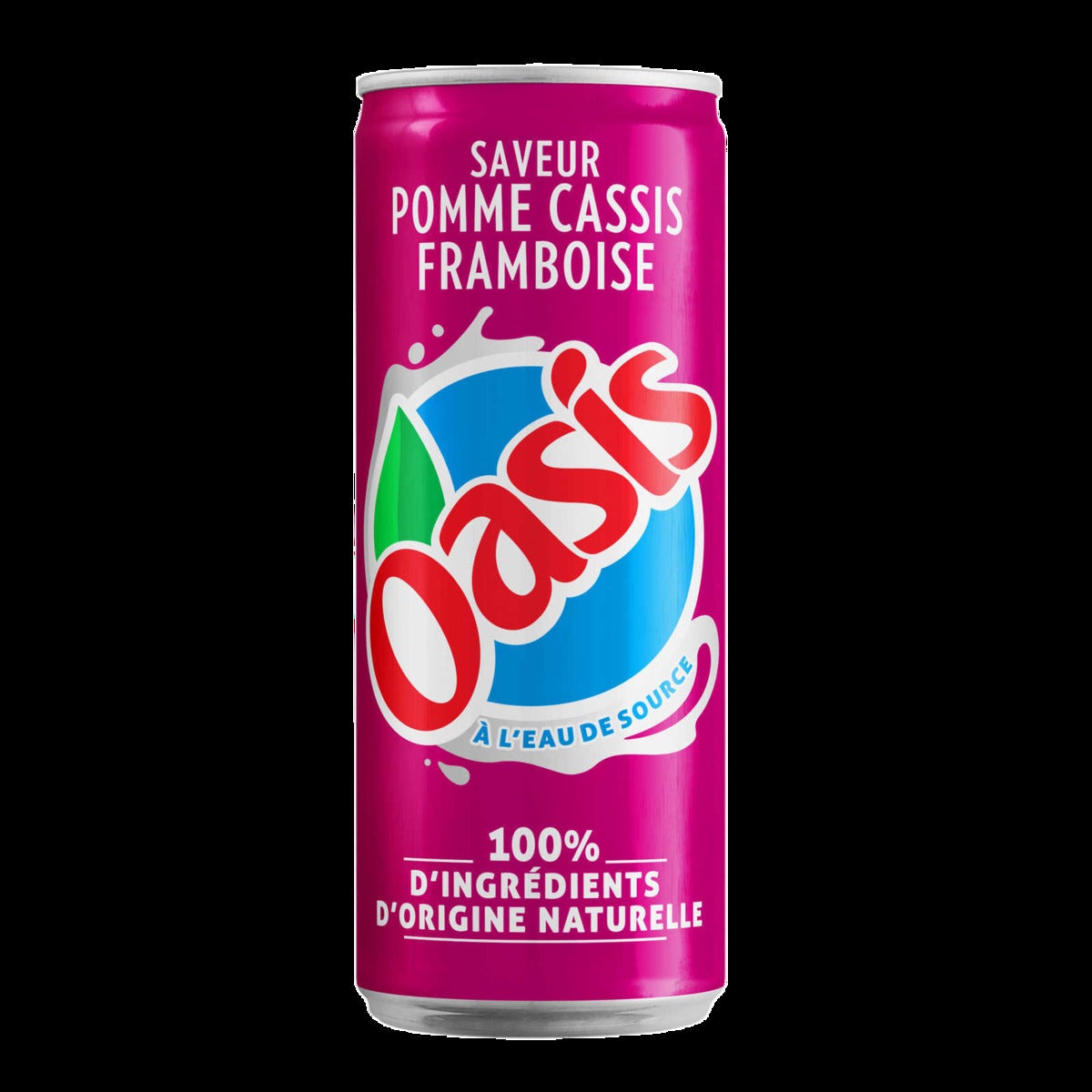 oasis pomme casis framboise