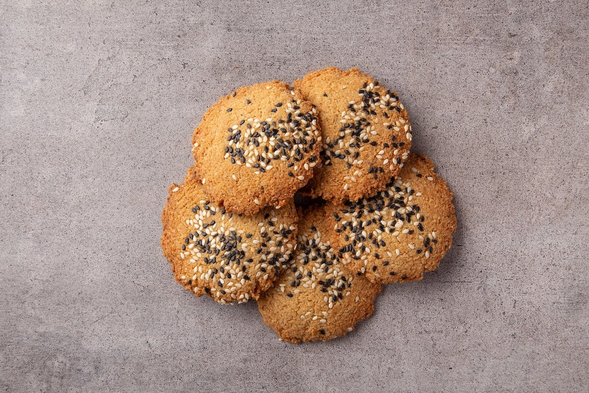 Gluten Free Mix Sesame Cookies (5pcs)