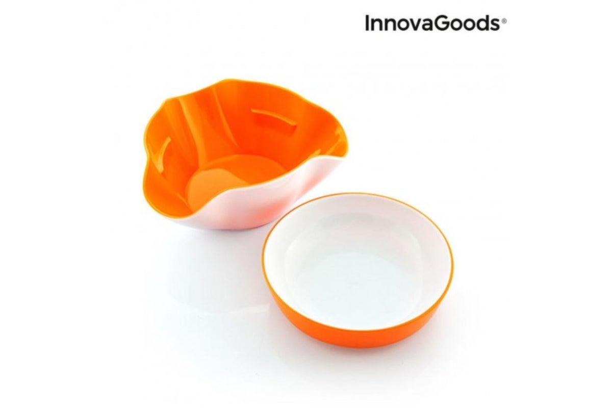 InnovaGoods 2-in-1 Snack Bowl (2 Pieces)