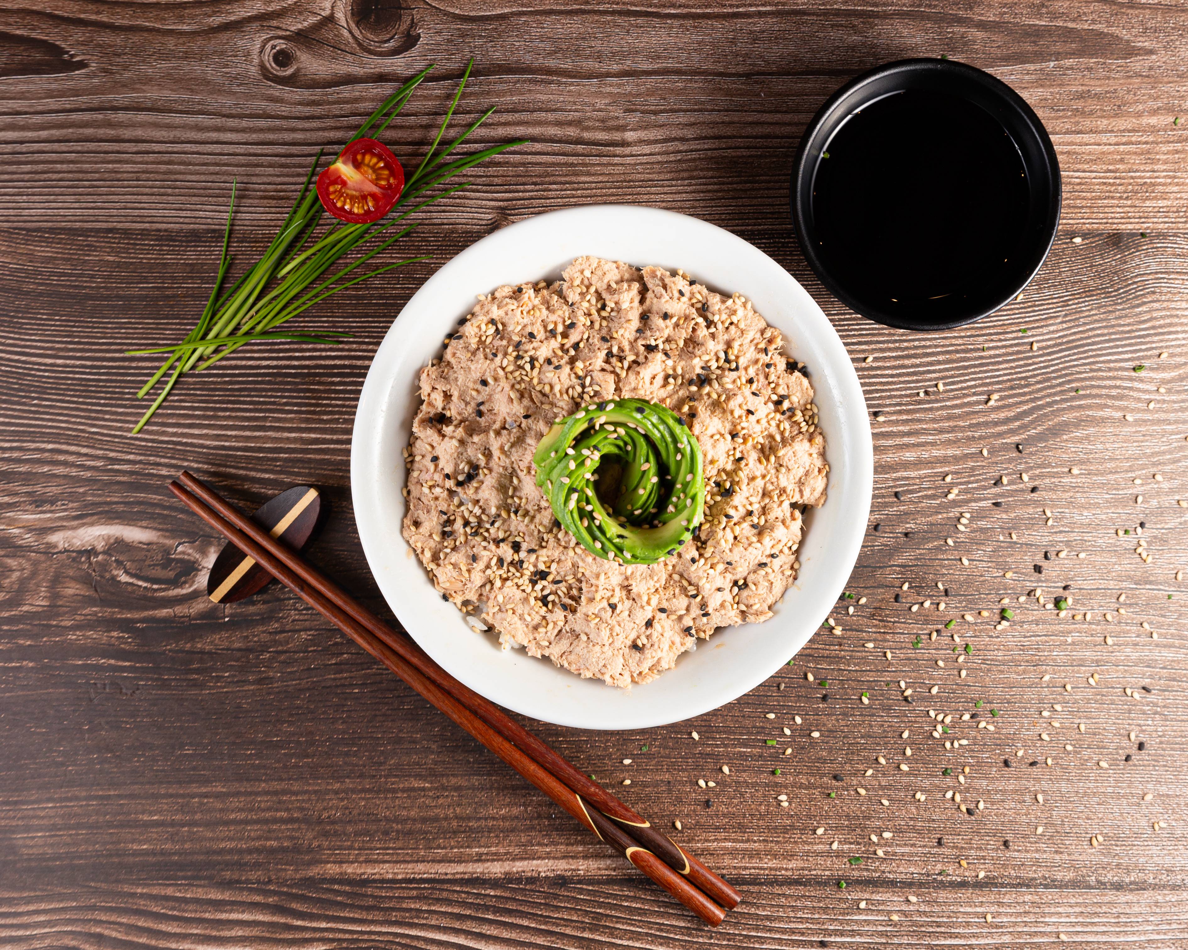 RIZ TARTARES  THON/Mayo/ Avocat