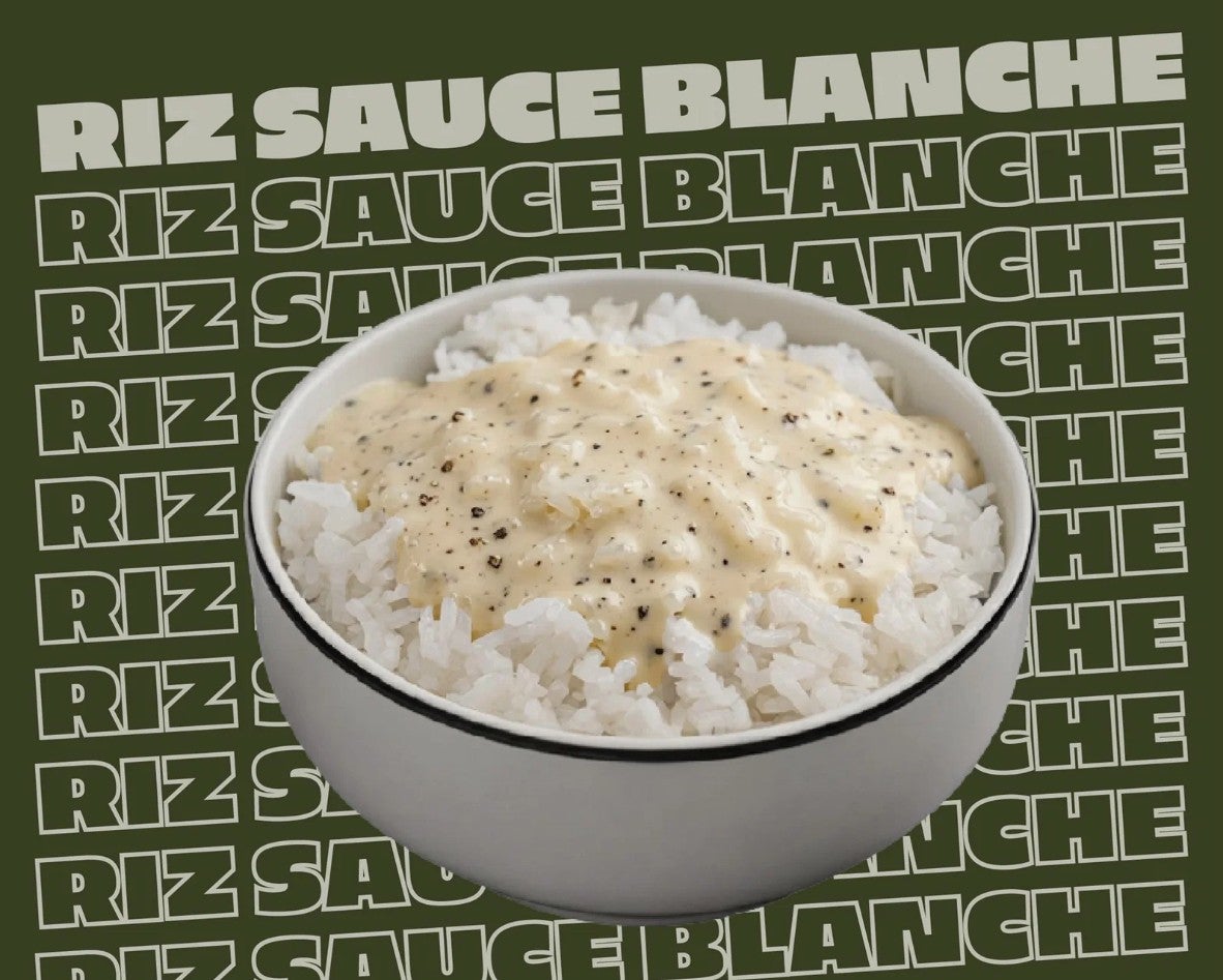 Riz sauce blanche