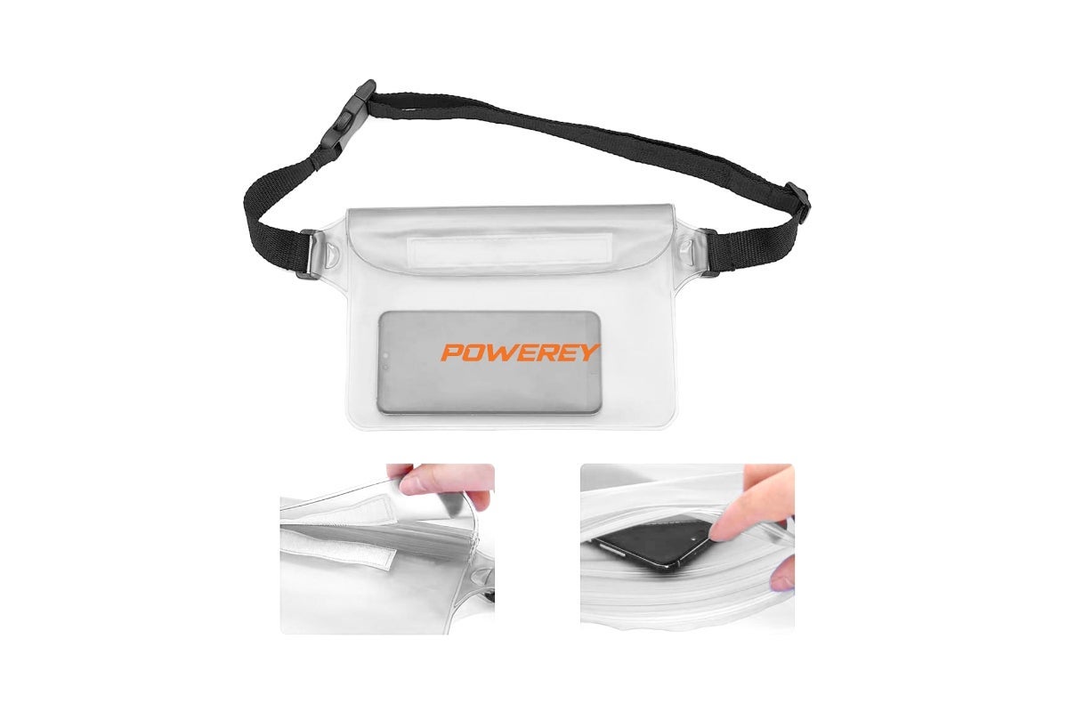 Powerey Waterproof fanny pack - White